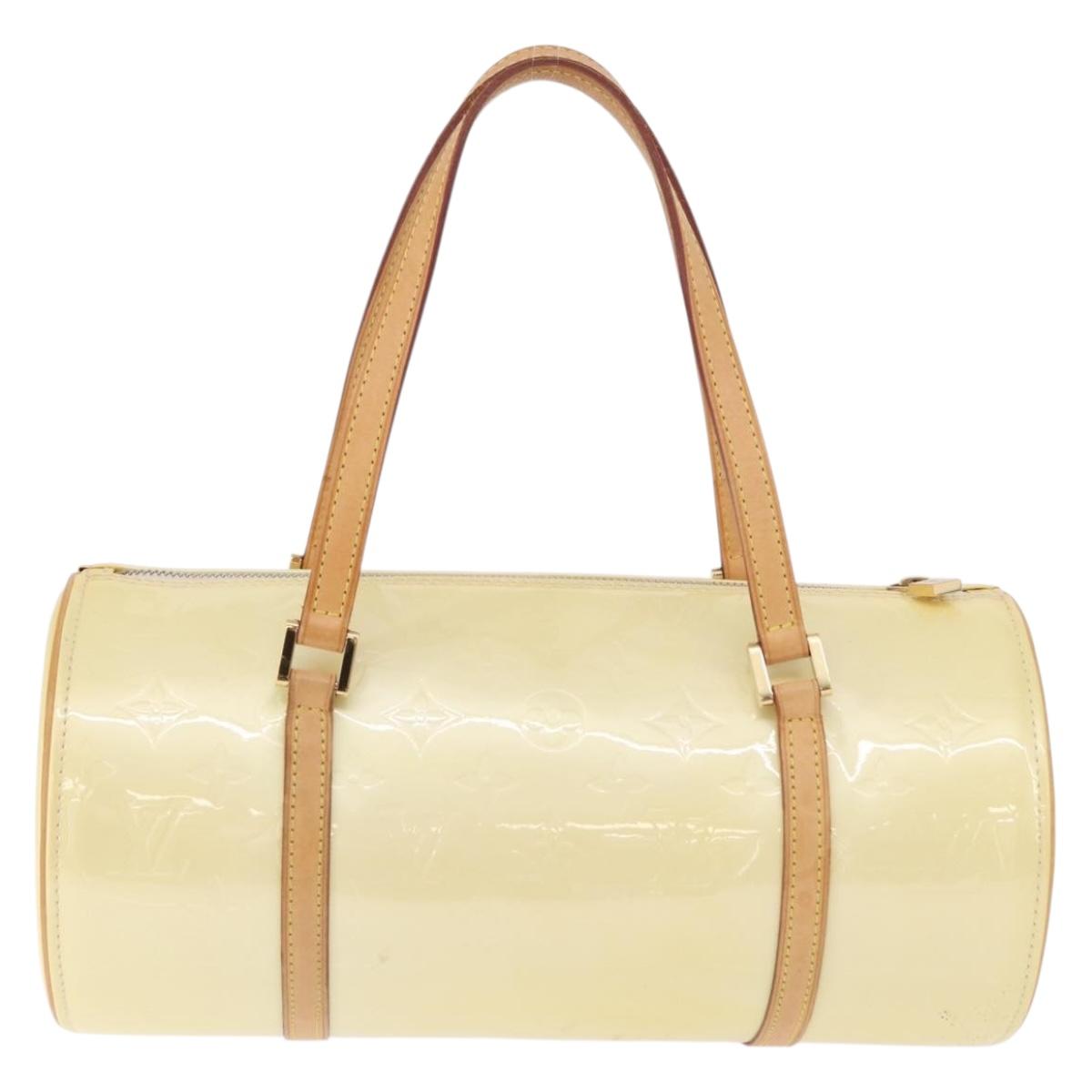 LOUIS VUITTON Monogram Vernis Bedford Hand Bag Perle M91006 LV Auth am11790V