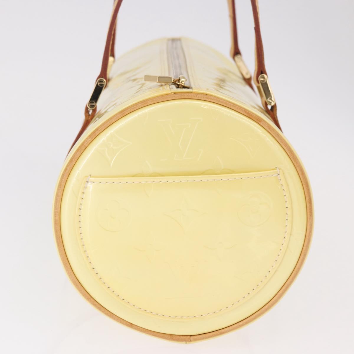 LOUIS VUITTON Monogram Vernis Bedford Hand Bag Perle M91006 LV Auth am11790V