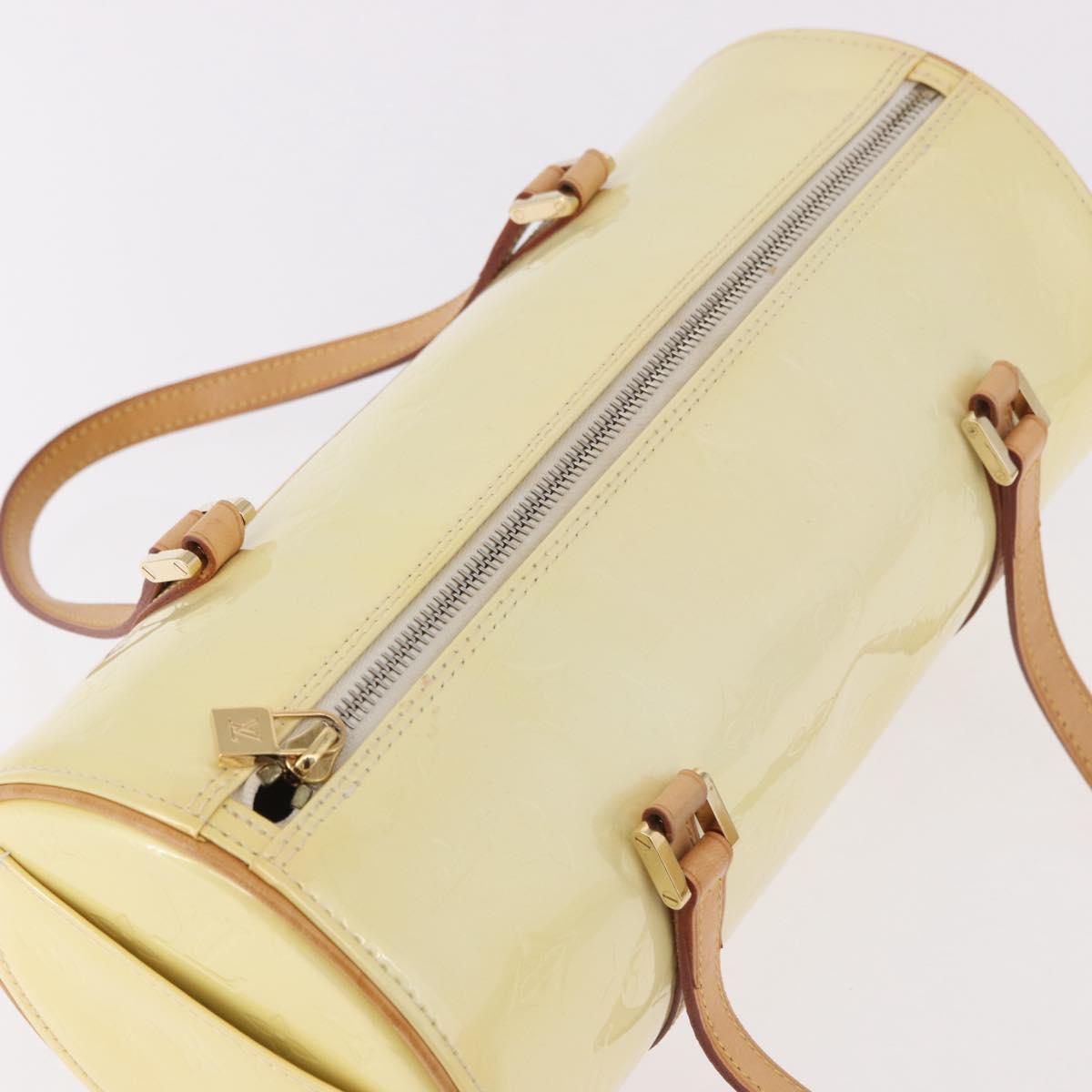 LOUIS VUITTON Monogram Vernis Bedford Hand Bag Perle M91006 LV Auth am11790V