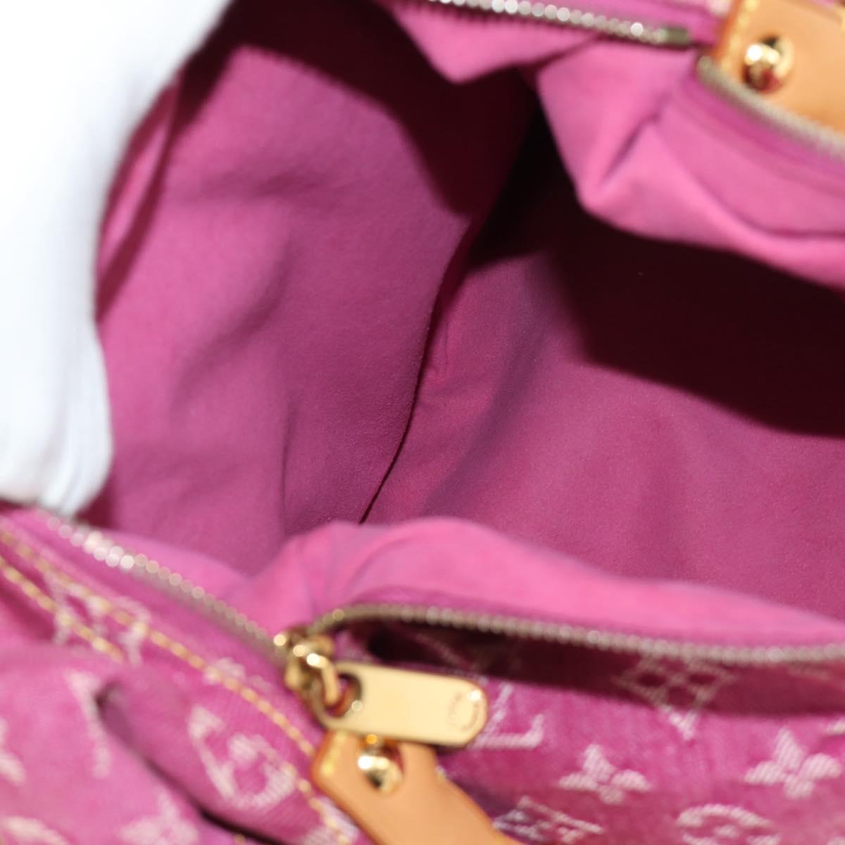 LOUIS VUITTON Monogram Denim Buggy GM Shoulder Bag Pink M95210 Auth am11791SAV
