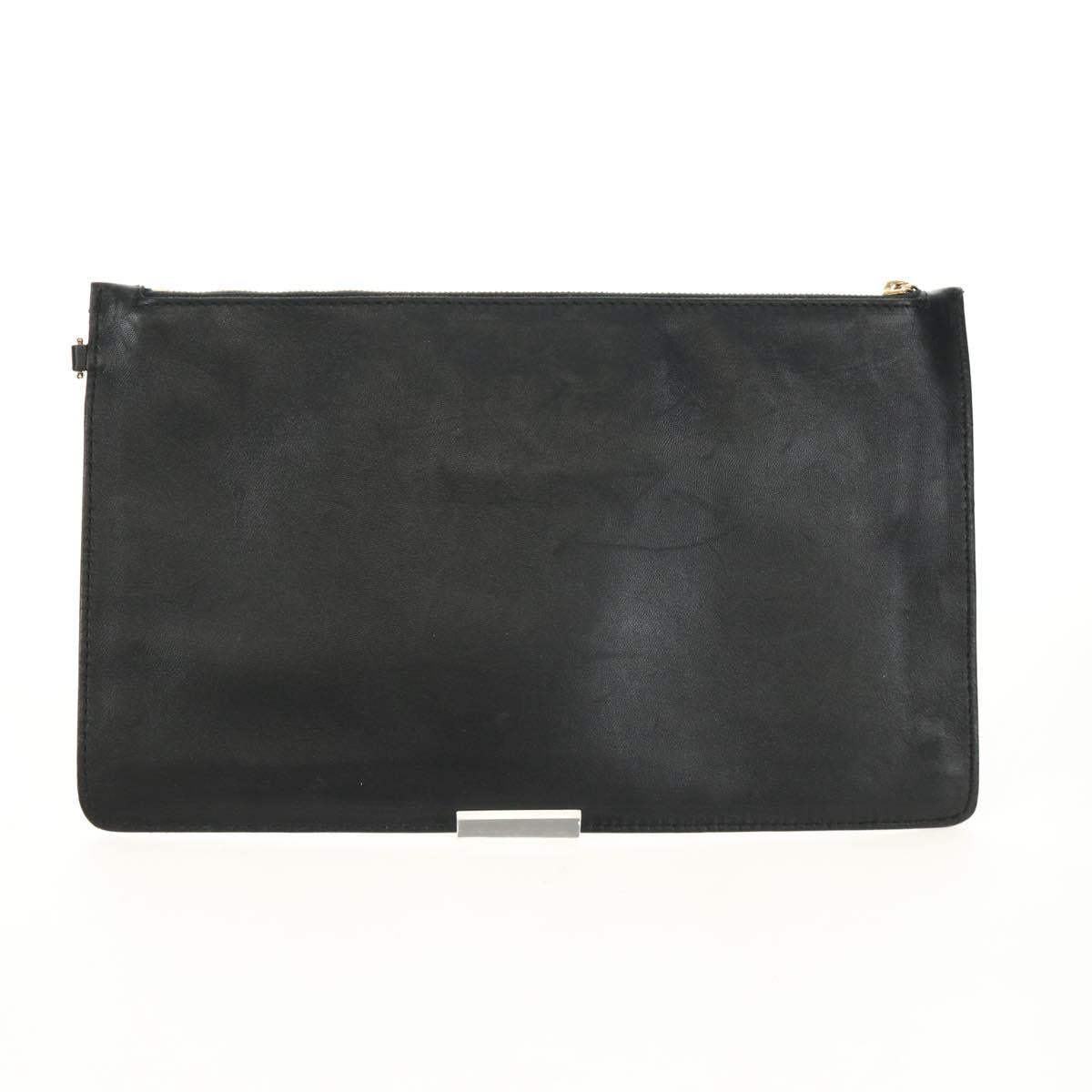 BOTTEGA VENETA INTRECCIATO Cabas MM Hand Bag Leather Black 115664 Auth am11798SM