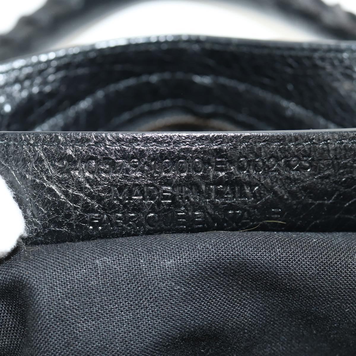 BALENCIAGA The Town Hand Bag Leather 2way Black 240579 Auth am11800SAM