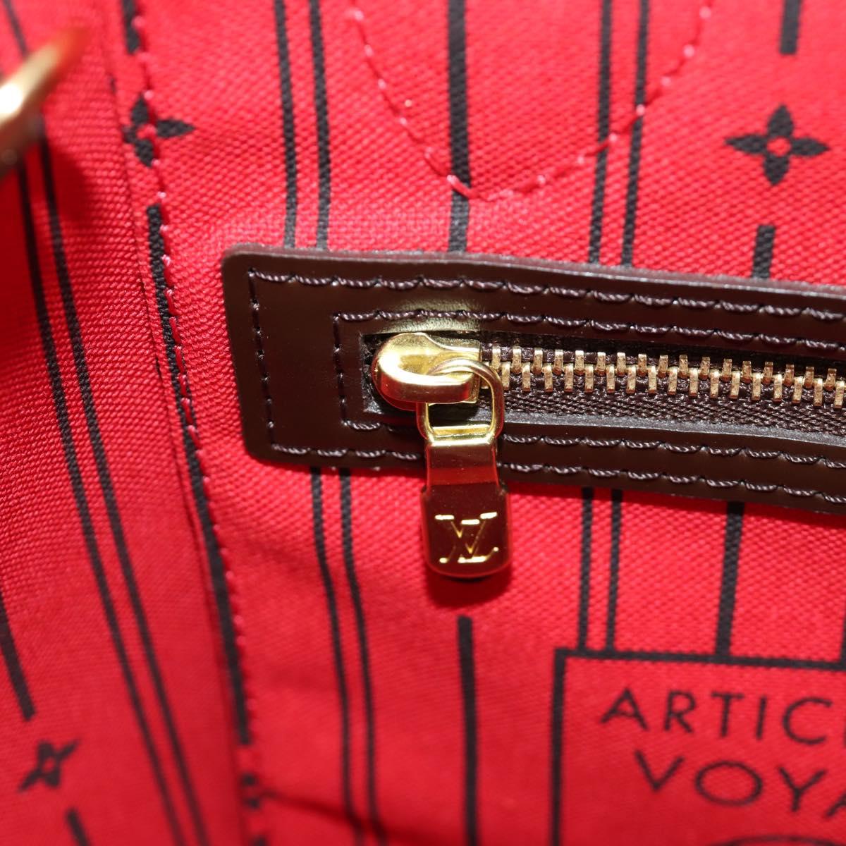 LOUIS VUITTON Damier Ebene Neverfull PM Tote Bag N51109 LV Auth am11810SAV