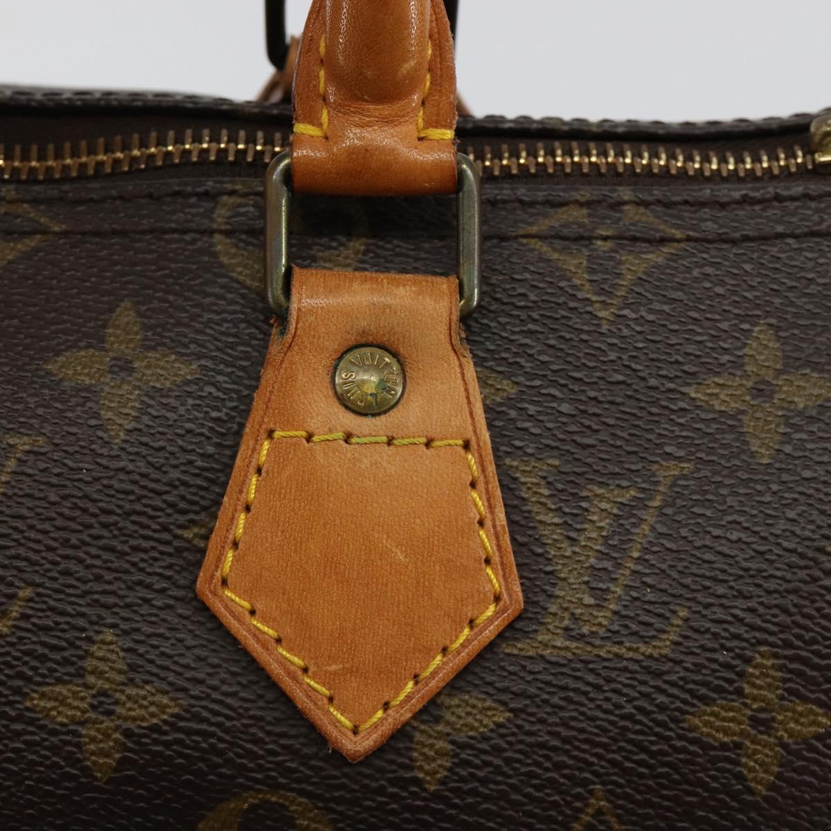 LOUIS VUITTON Monogram Speedy 25 Hand Bag M41528 LV Auth am11822V