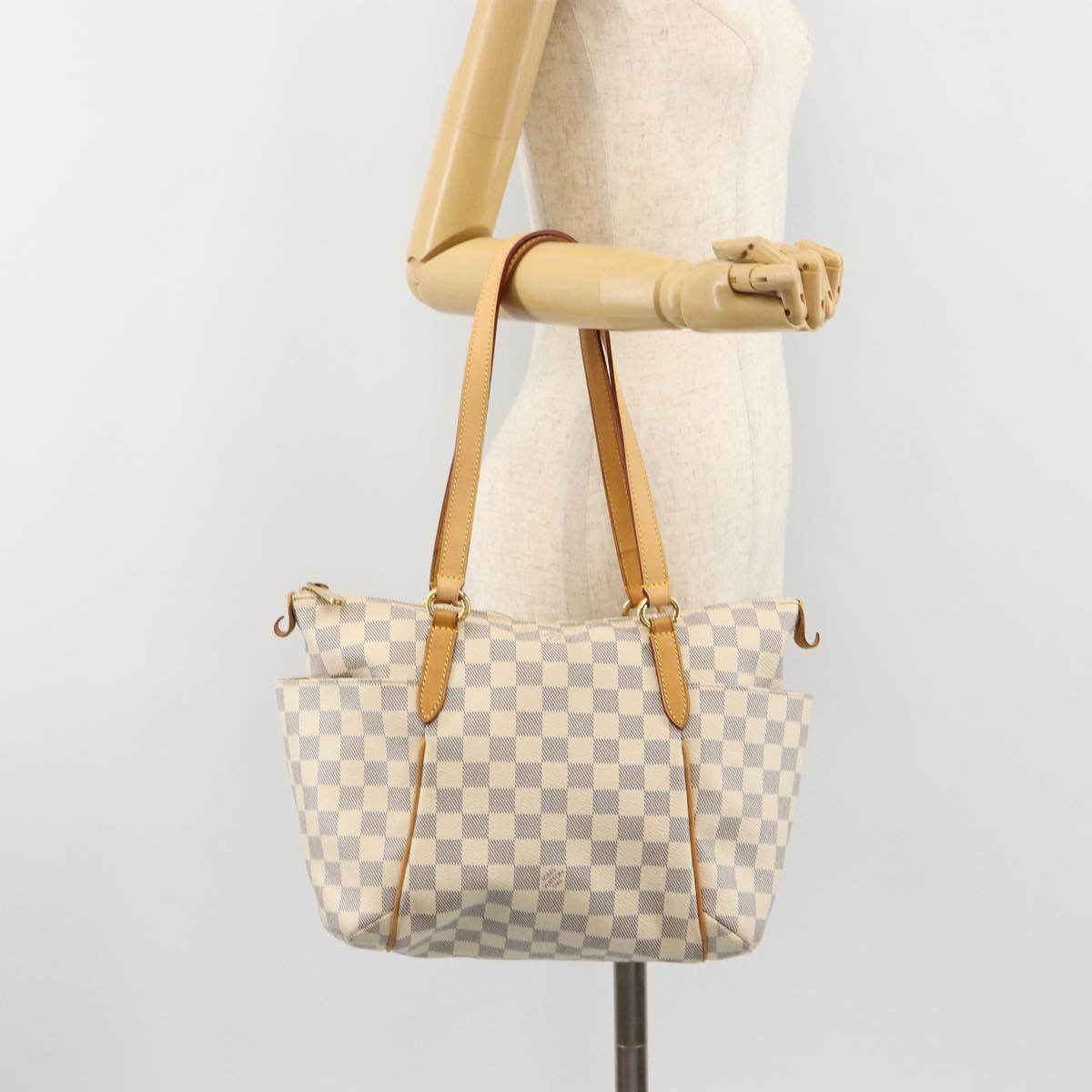 LOUIS VUITTON Damier Azur Totally PM Tote Bag N41280 LV Auth am11823A