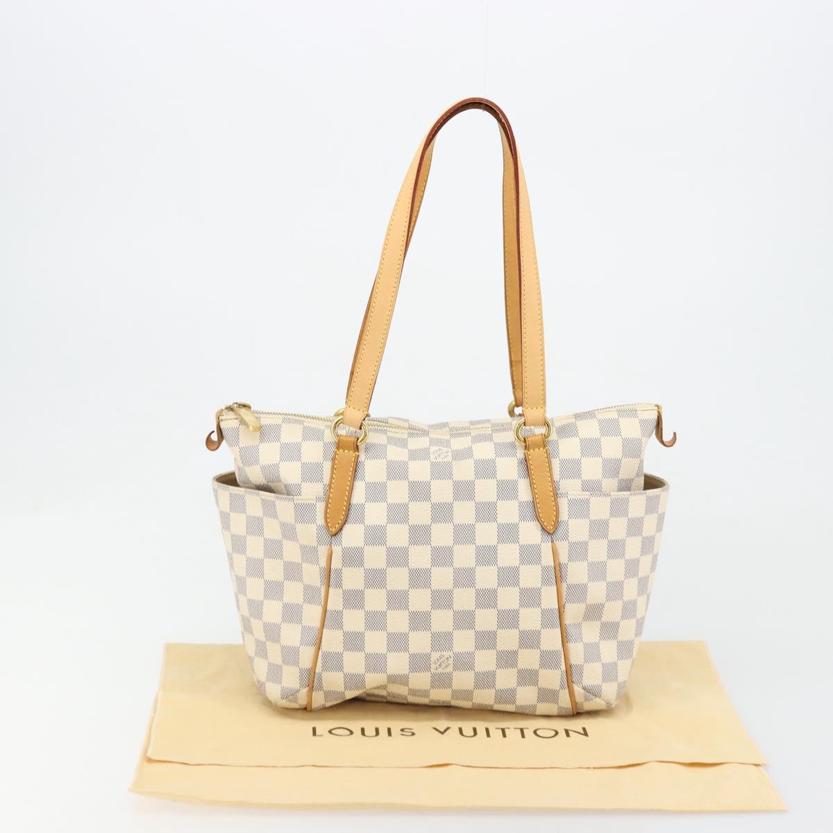 LOUIS VUITTON Damier Azur Totally PM Tote Bag N41280 LV Auth am11823A