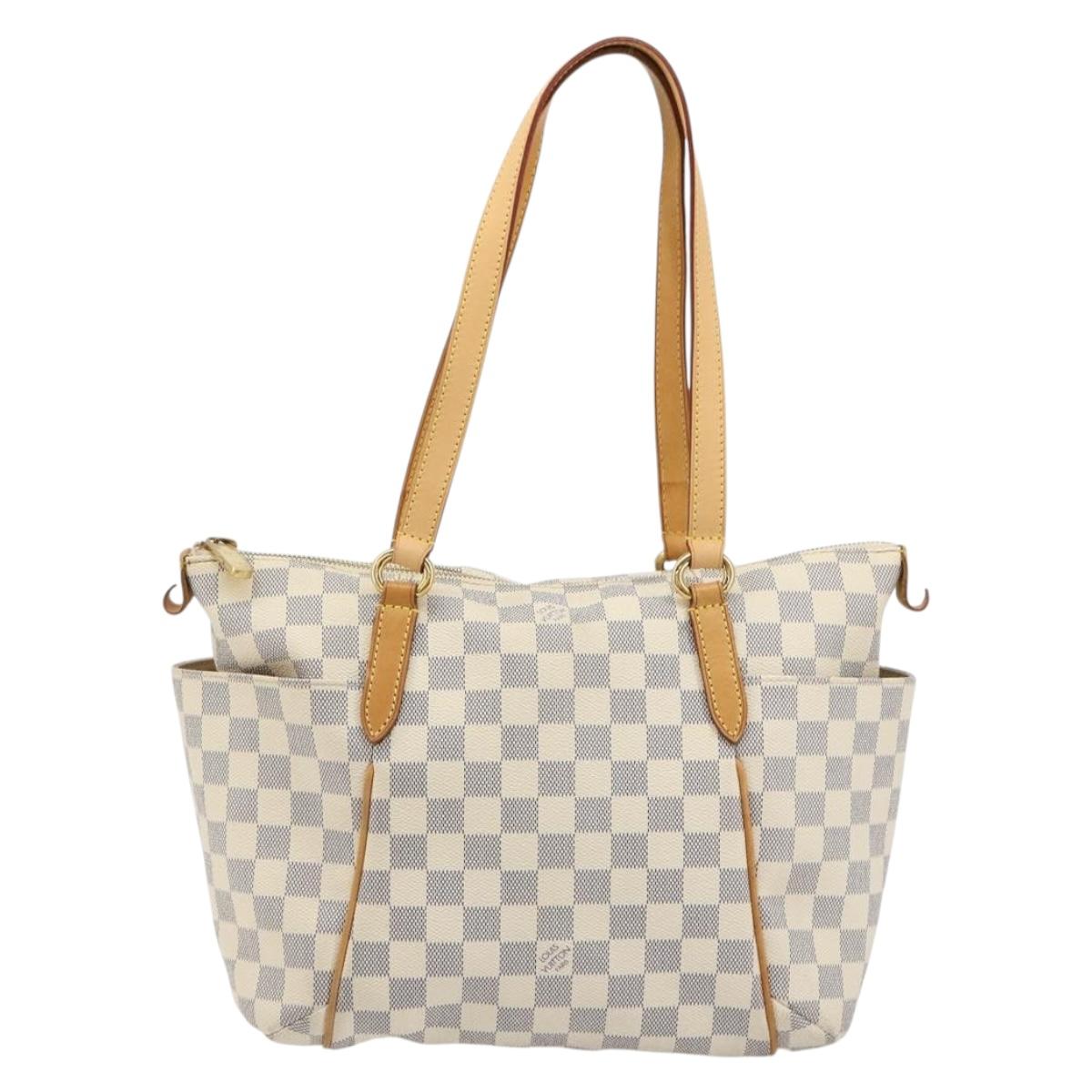 LOUIS VUITTON Damier Azur Totally PM Tote Bag N41280 LV Auth am11823A