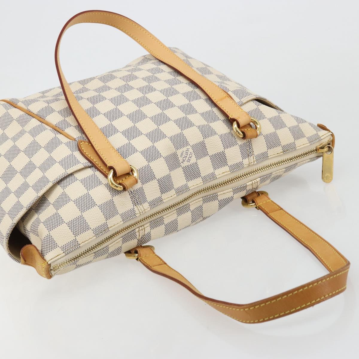 LOUIS VUITTON Damier Azur Totally PM Tote Bag N41280 LV Auth am11823A
