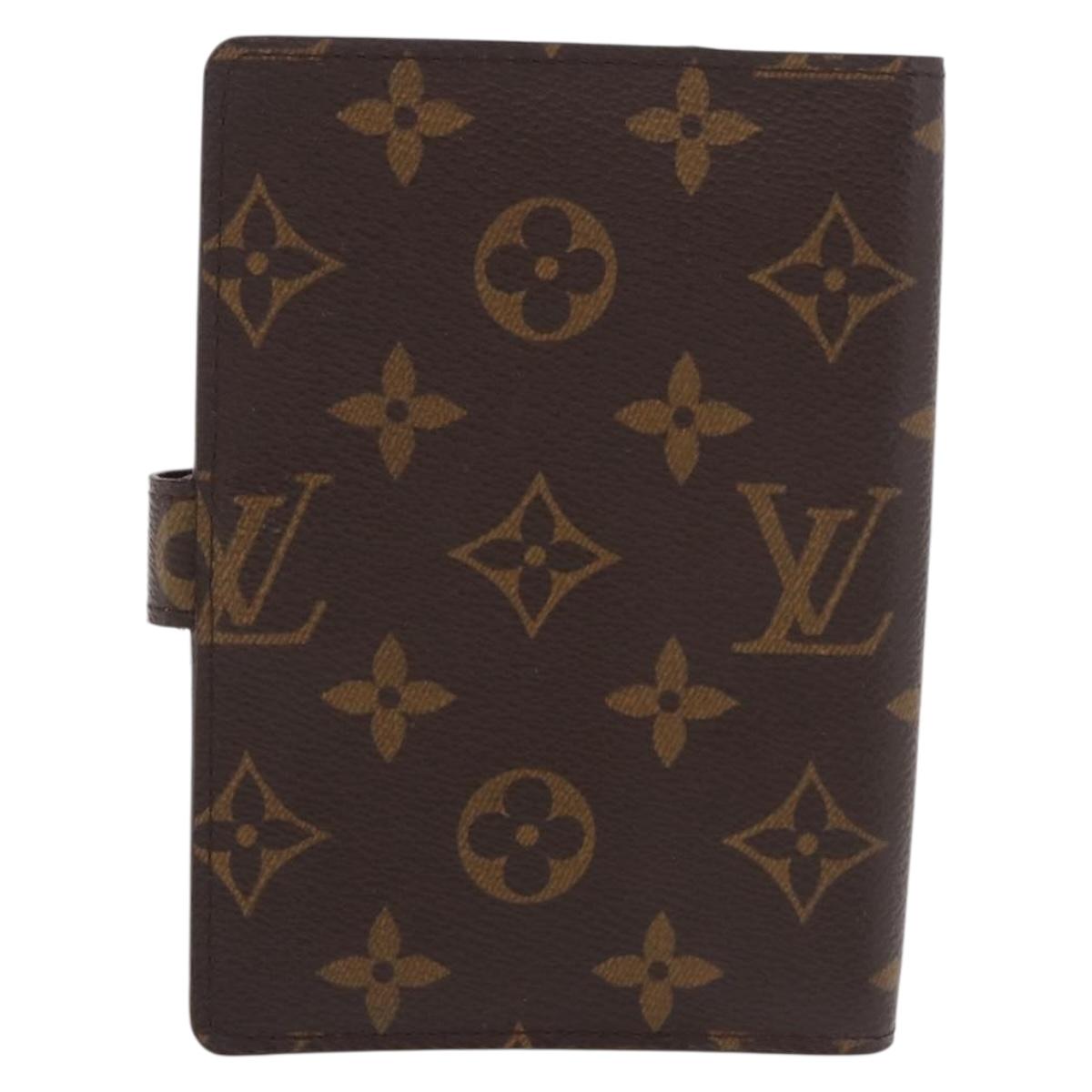 LOUIS VUITTON Monogram Agenda PM Day Planner Cover R20005 LV Auth am11850V