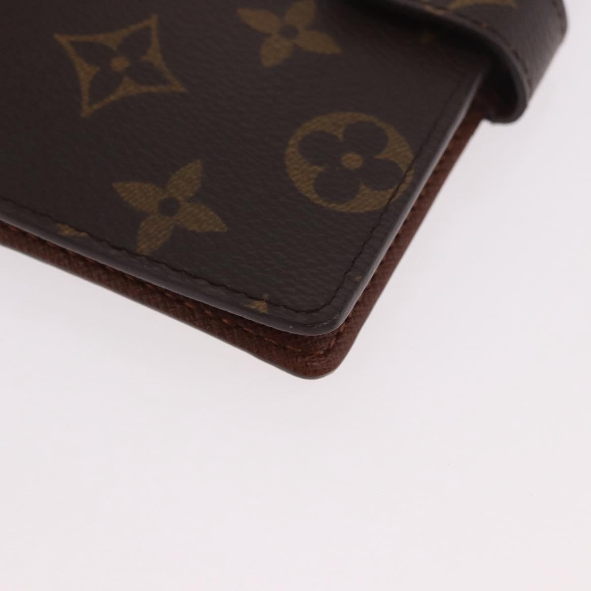 LOUIS VUITTON Monogram Agenda PM Day Planner Cover R20005 LV Auth am11850V