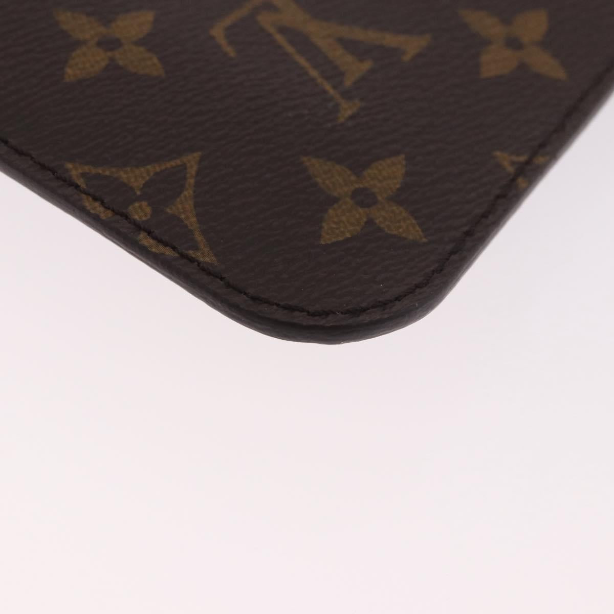LOUIS VUITTON Monogram Neverfull MM Pouch Accessory Pouch LV Auth am11860V