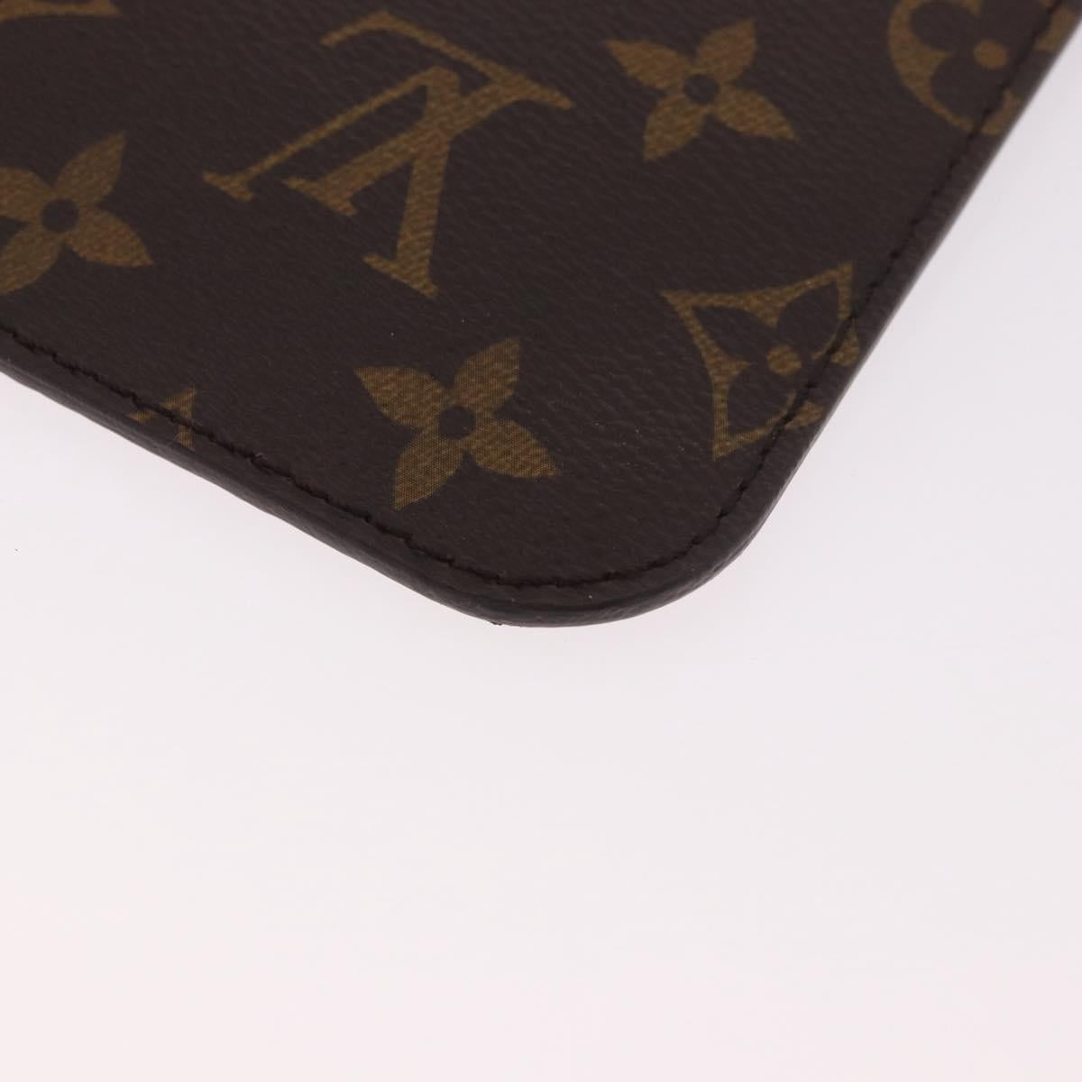 LOUIS VUITTON Monogram Neverfull MM Pouch Accessory Pouch LV Auth am11860V