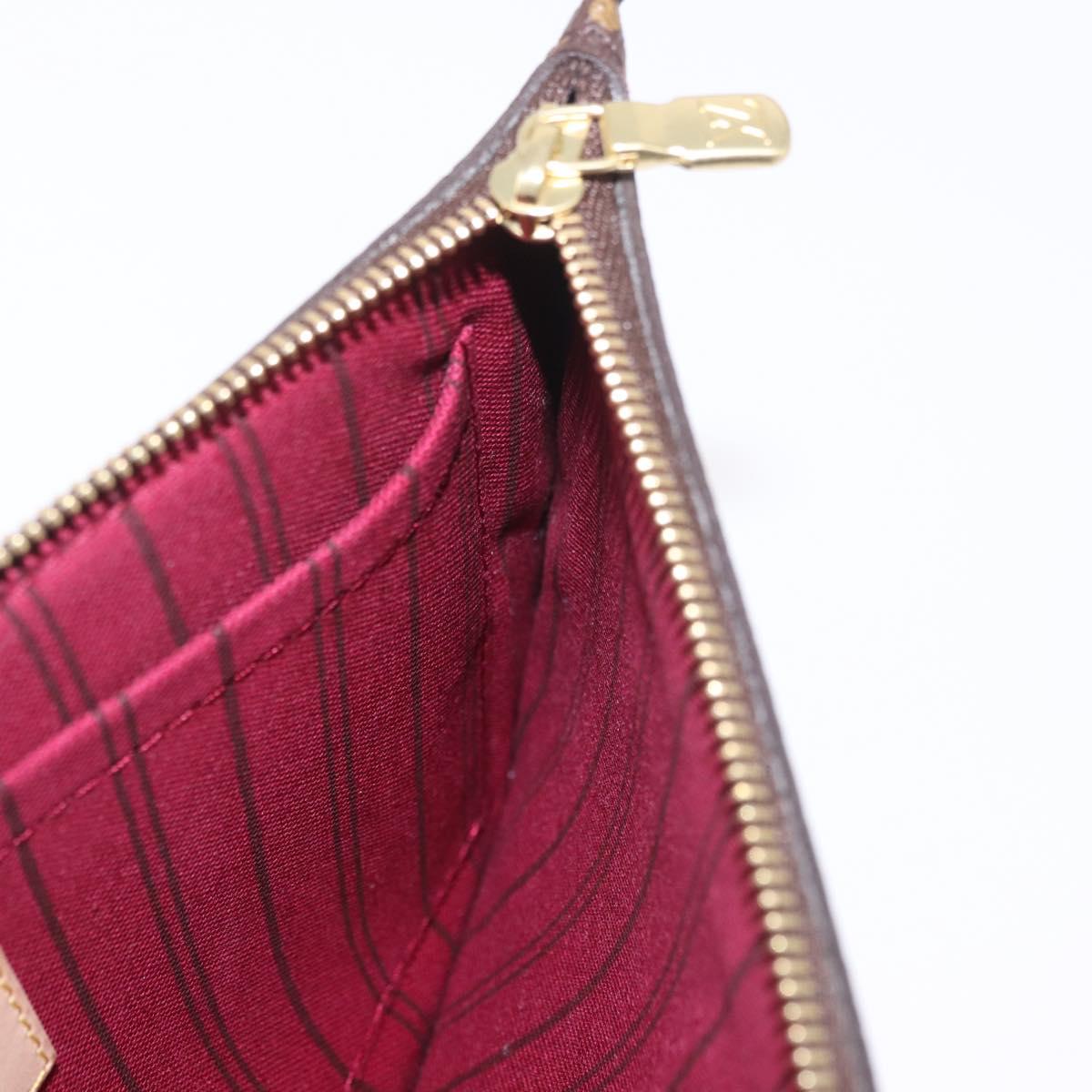 LOUIS VUITTON Monogram Neverfull MM Pouch Accessory Pouch LV Auth am11860V