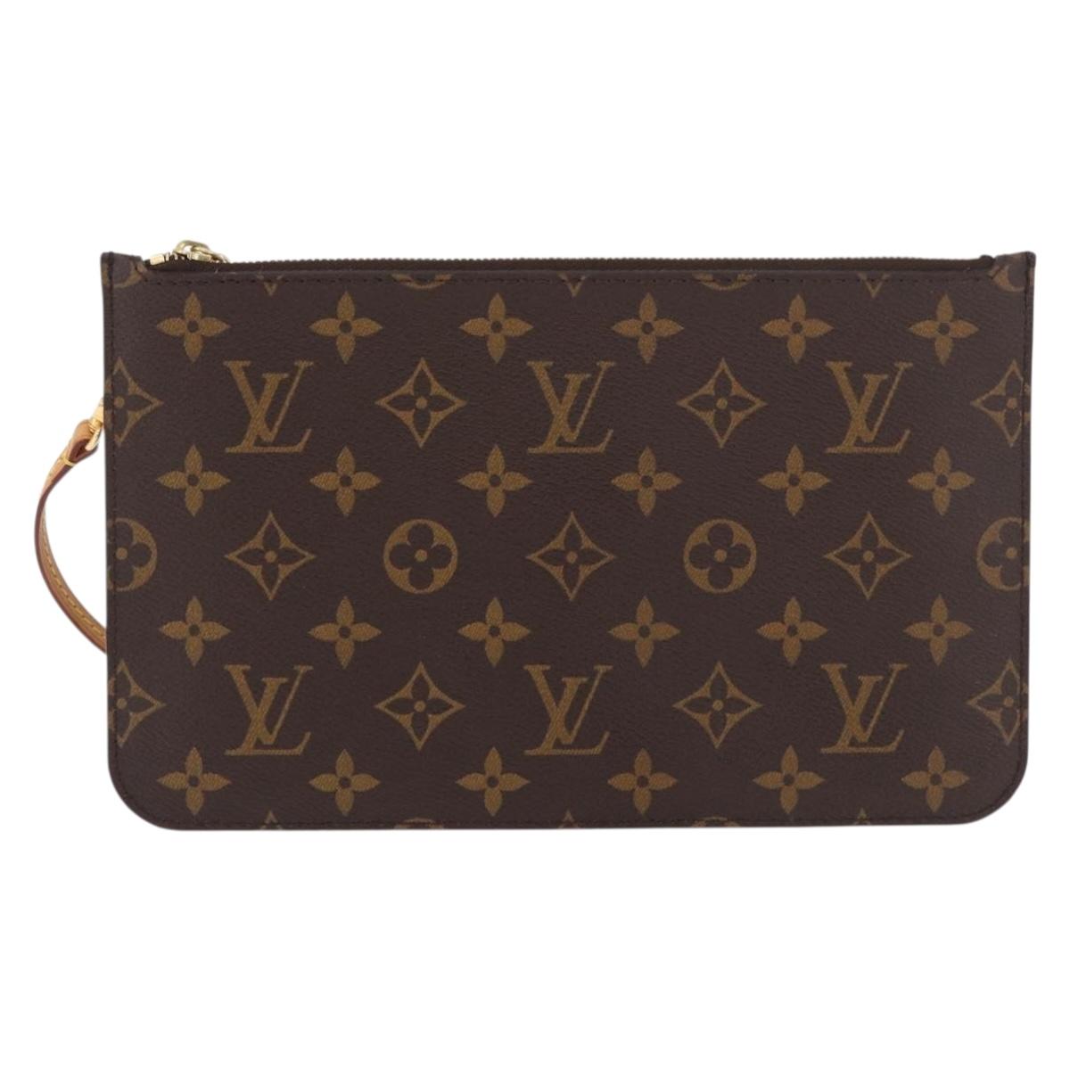 LOUIS VUITTON Monogram Neverfull MM Pouch Accessory Pouch LV Auth am11860V