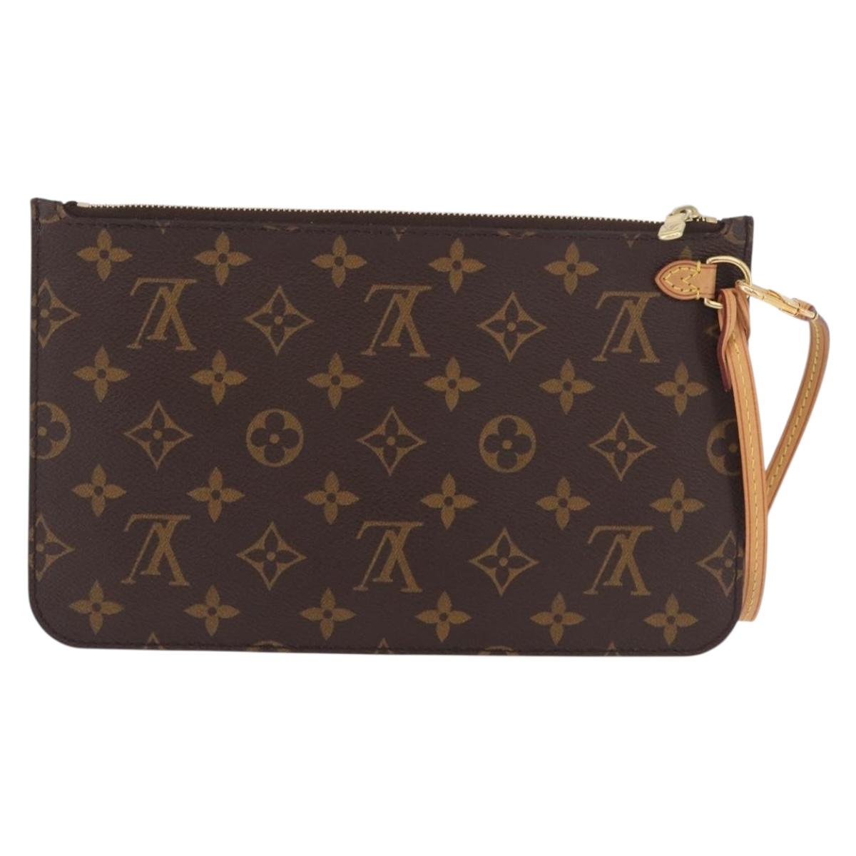 LOUIS VUITTON Monogram Neverfull MM Pouch Accessory Pouch LV Auth am11860V