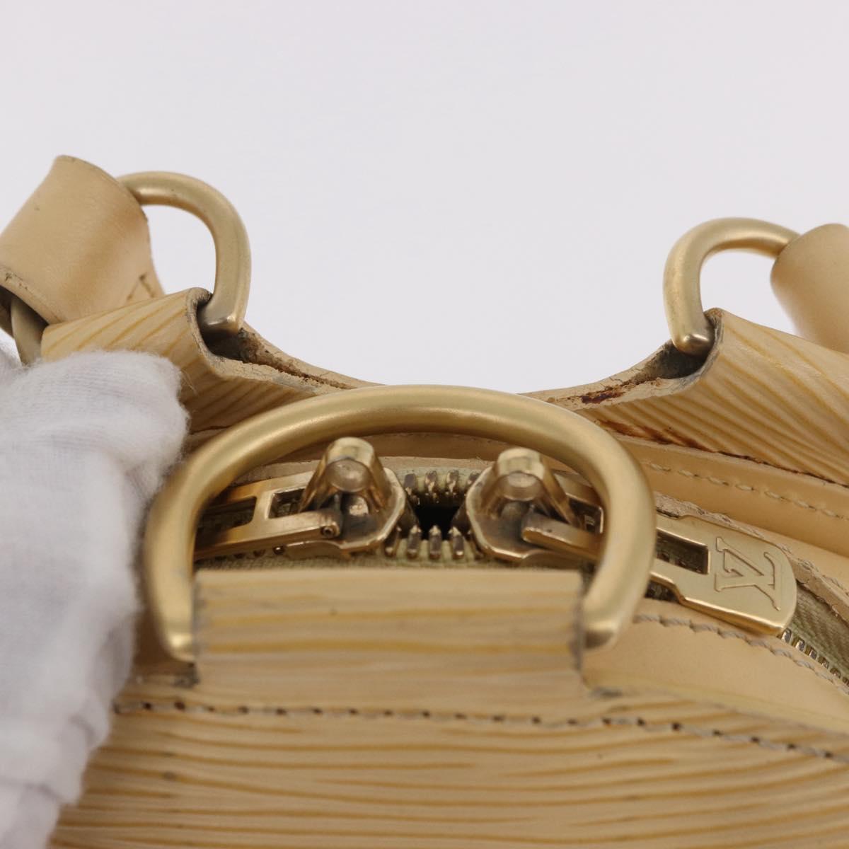 LOUIS VUITTON Epi Mabillon Backpack Vanilla M5223A LV Auth am11865V