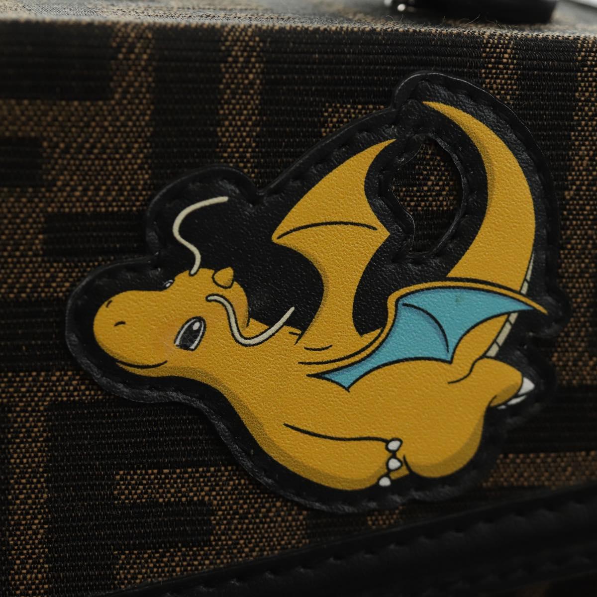 FENDI Zucca FRGMT POKEMON Mamma Baguette Soft Trunk Dragonite Auth am11869SM