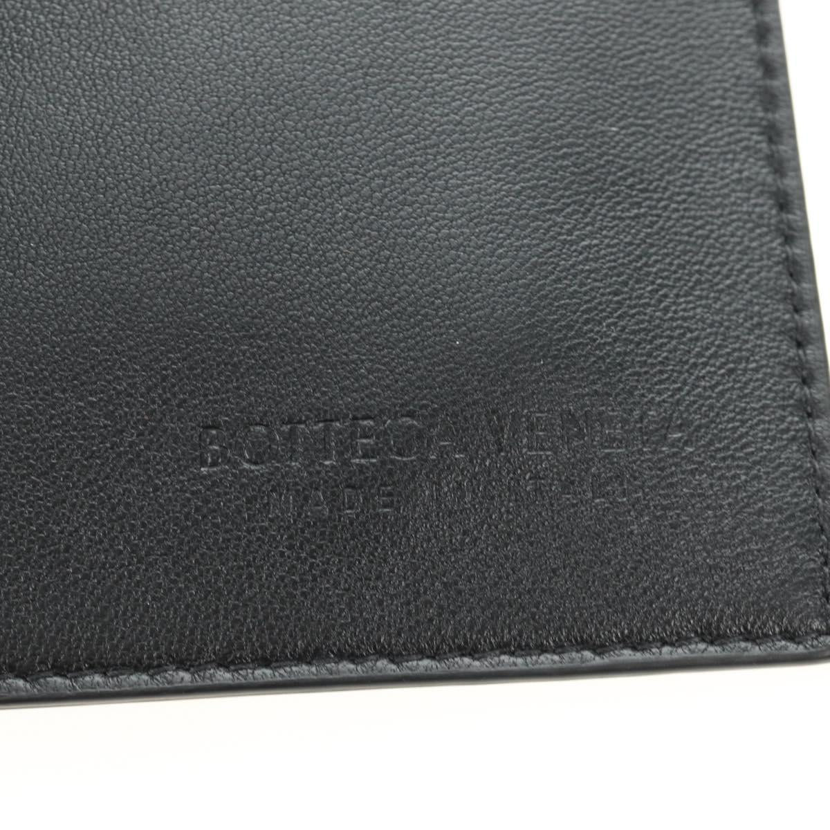 BOTTEGA VENETA INTRECCIATO Mini Cabas Hand Bag Leather Black Gold Auth am11875SM
