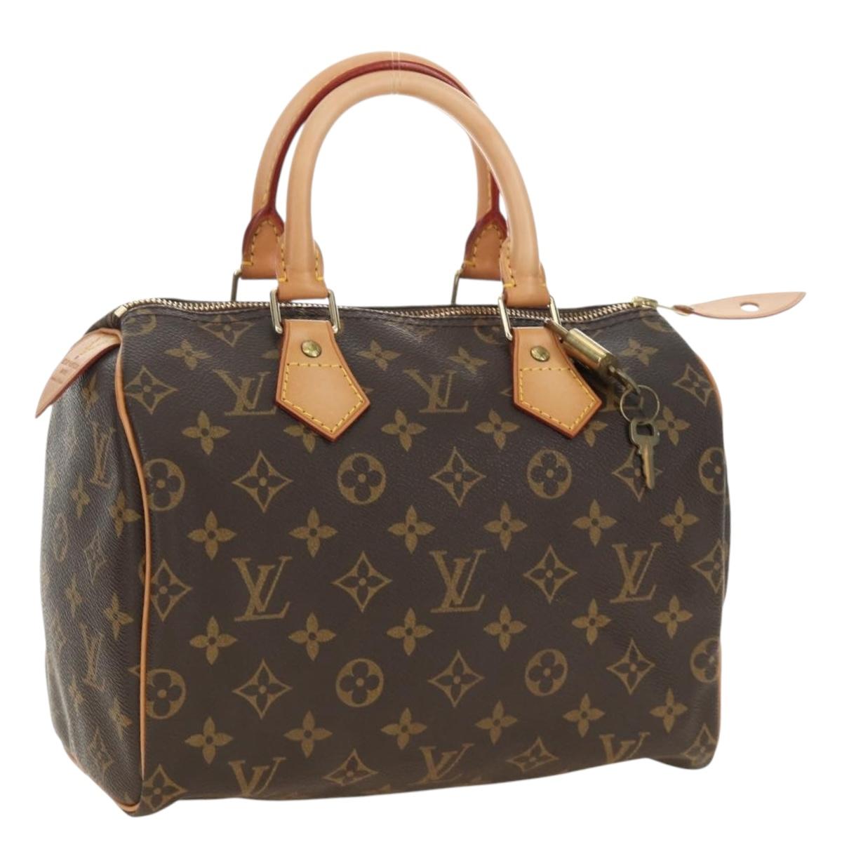 LOUIS VUITTON Monogram Speedy 25 Hand Bag M41528 LV Auth am11878SV