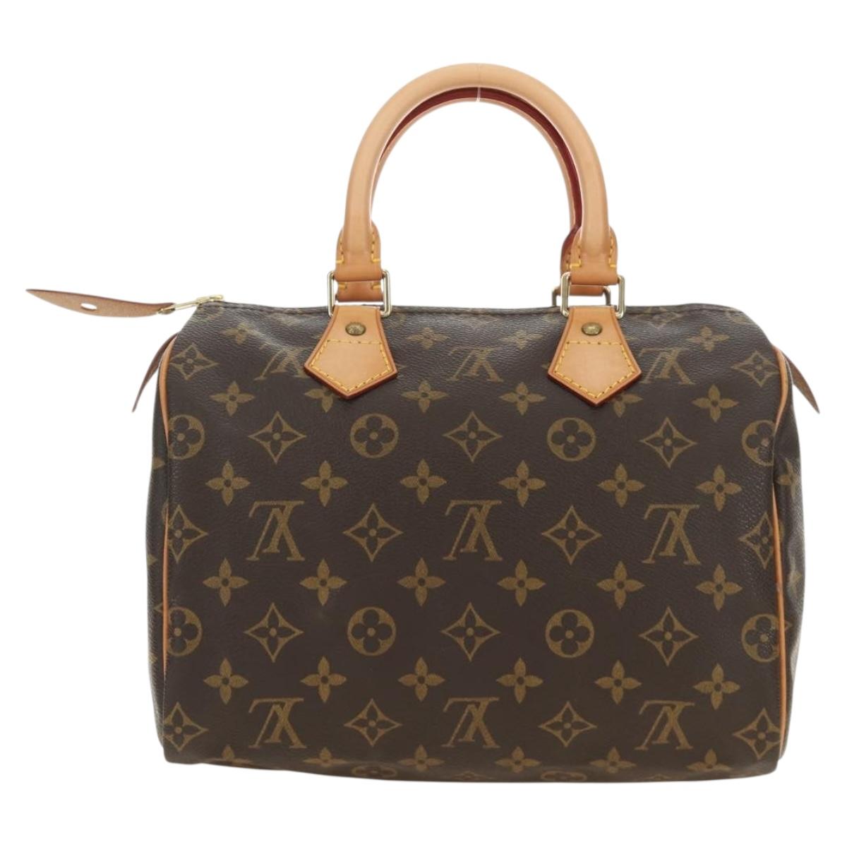 LOUIS VUITTON Monogram Speedy 25 Hand Bag M41528 LV Auth am11878SV
