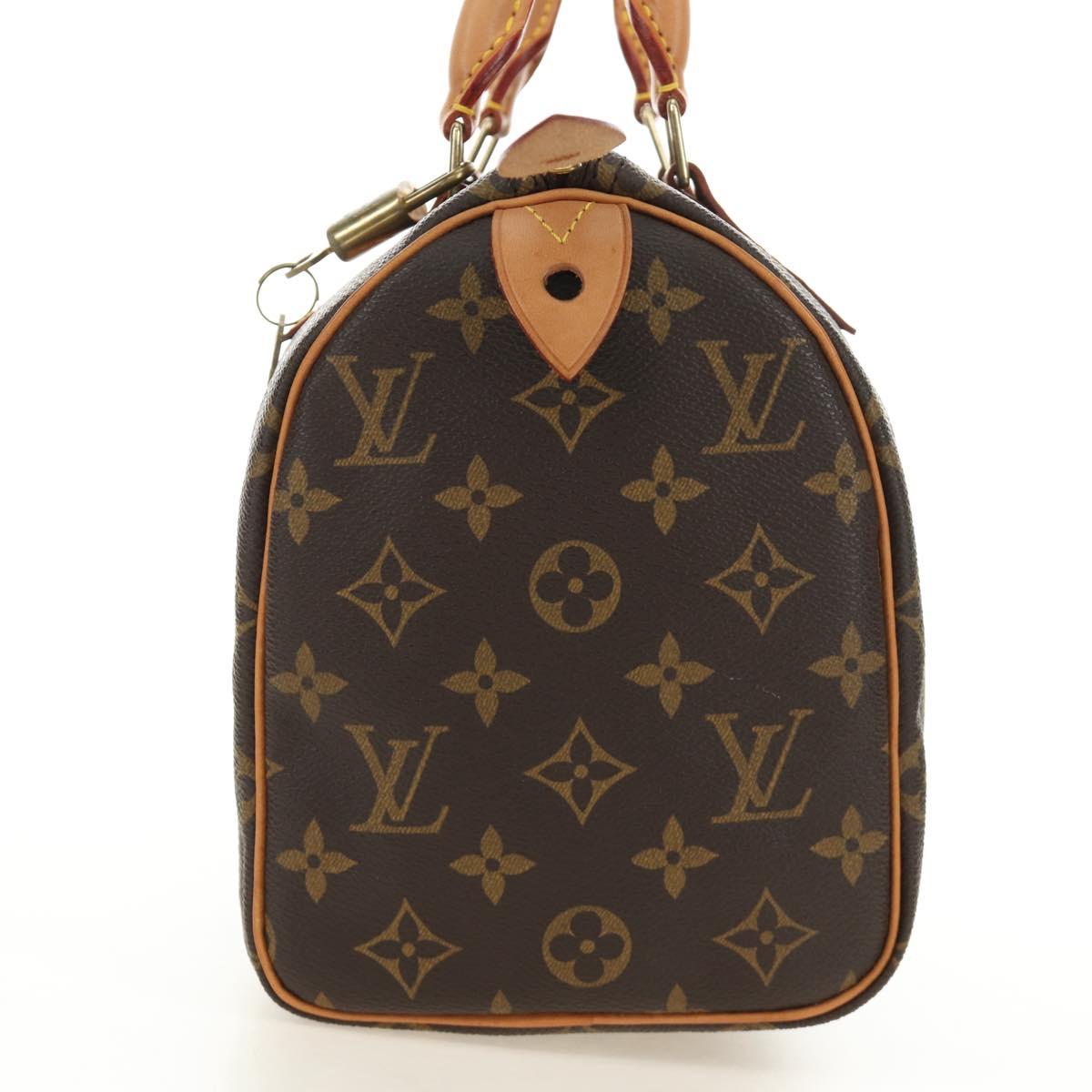 LOUIS VUITTON Monogram Speedy 25 Hand Bag M41528 LV Auth am11878SV
