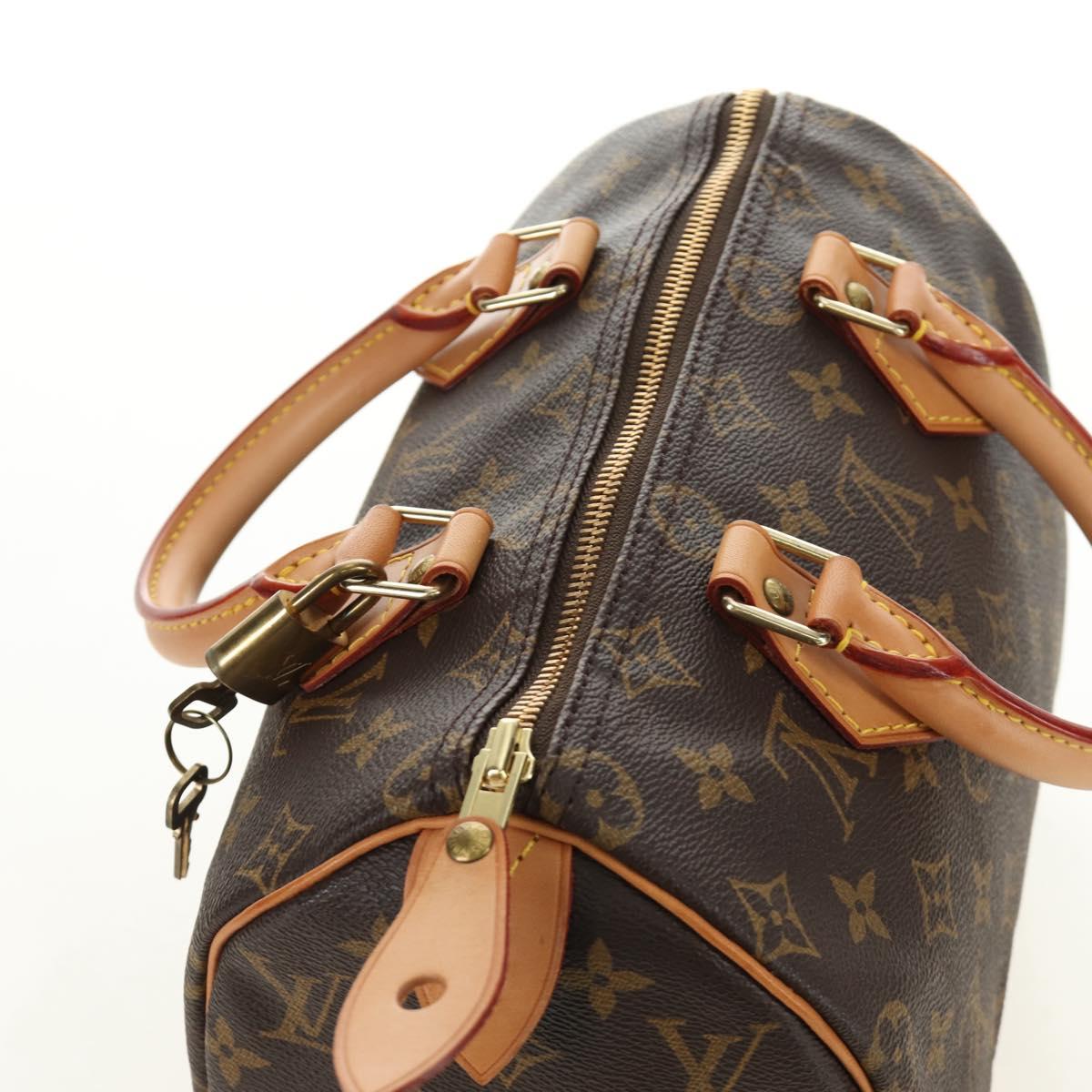 LOUIS VUITTON Monogram Speedy 25 Hand Bag M41528 LV Auth am11878SV