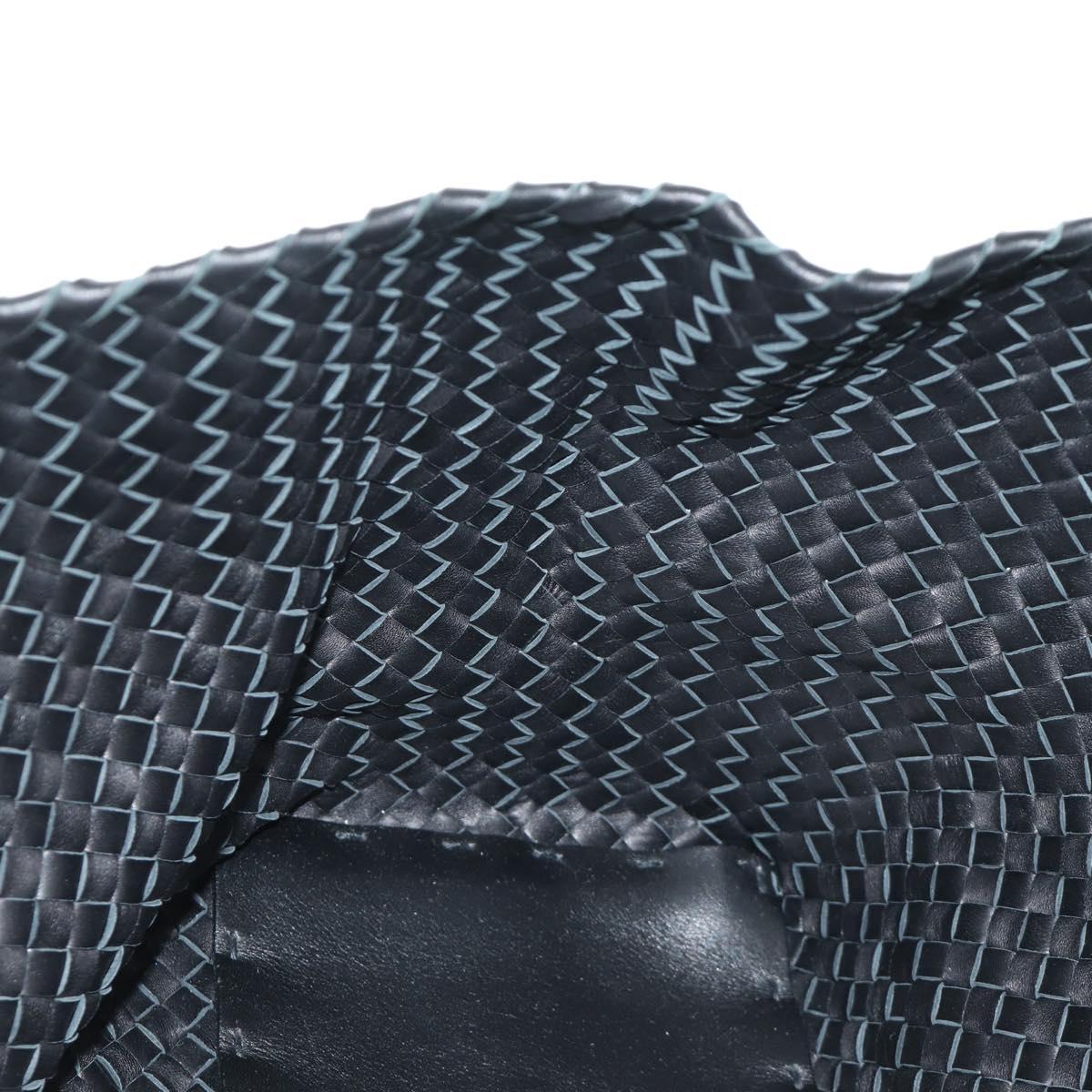 BOTTEGA VENETA INTRECCIATO Cabas PM Hand Bag Leather Black Auth am11891SM