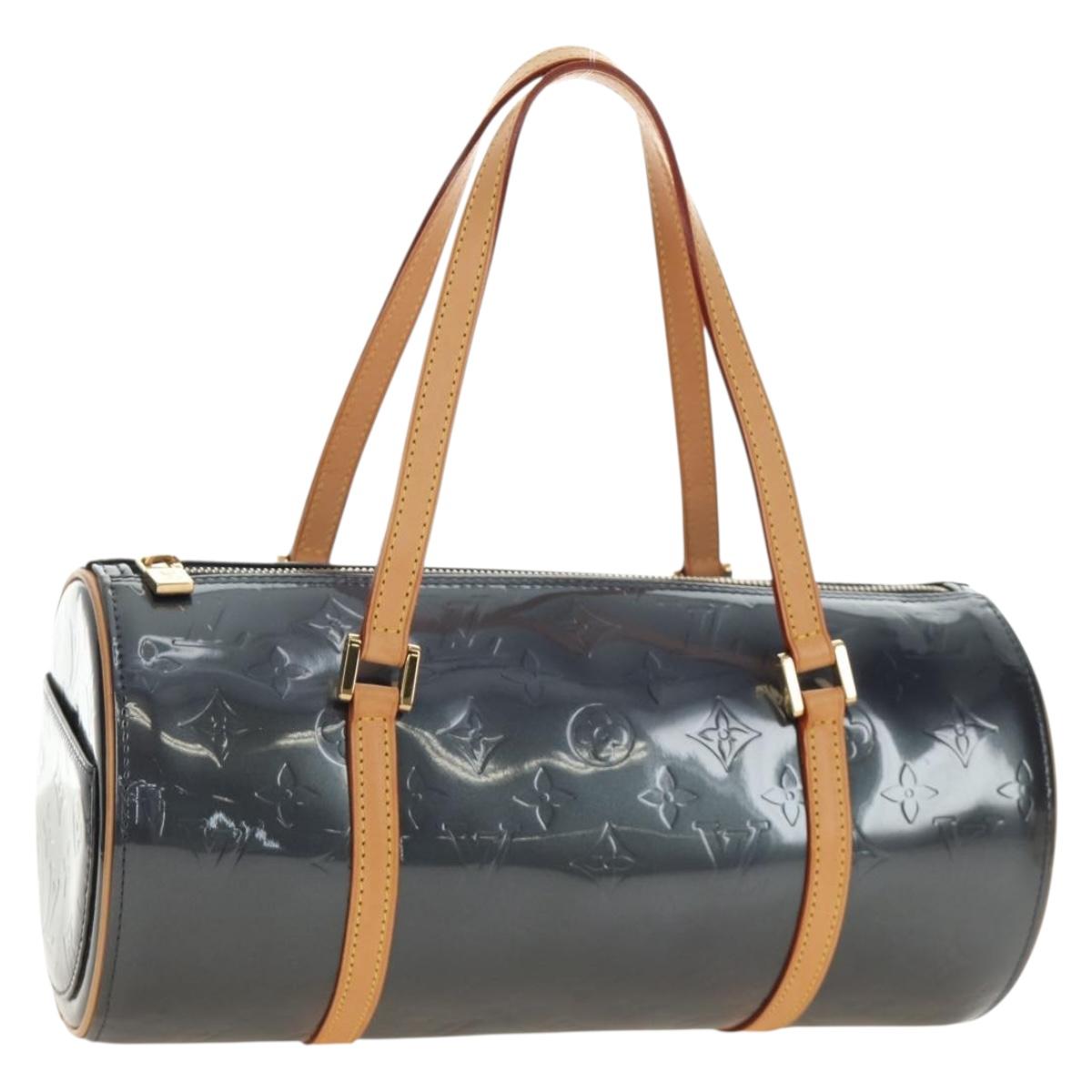 LOUIS VUITTON Monogram Vernis Bedford Hand Bag Indigo M91330 LV Auth am11900V