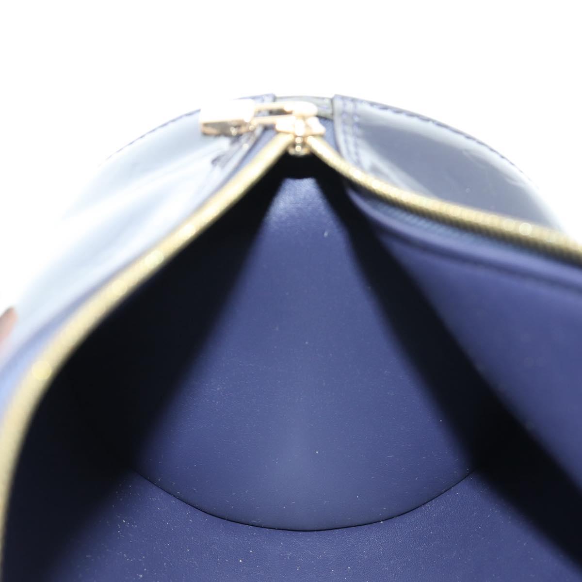 LOUIS VUITTON Monogram Vernis Bedford Hand Bag Indigo M91330 LV Auth am11900V