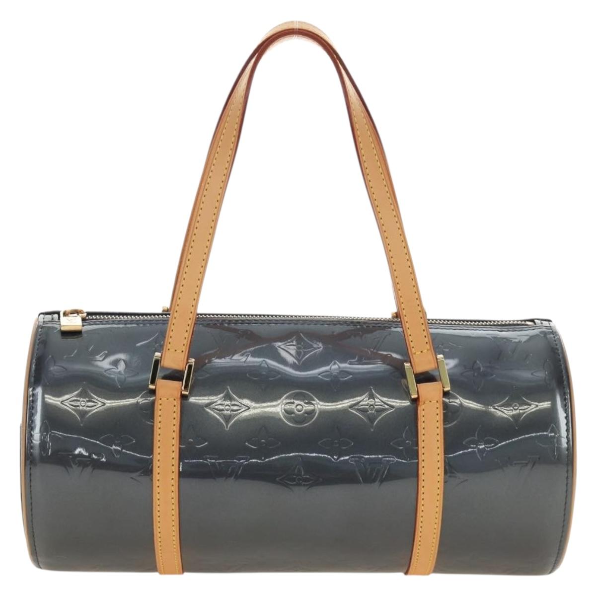 LOUIS VUITTON Monogram Vernis Bedford Hand Bag Indigo M91330 LV Auth am11900V