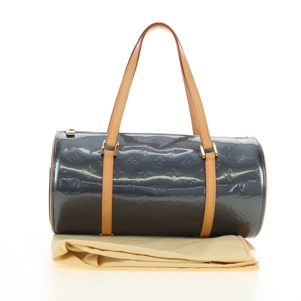 LOUIS VUITTON Monogram Vernis Bedford Hand Bag Indigo M91330 LV Auth am11900V