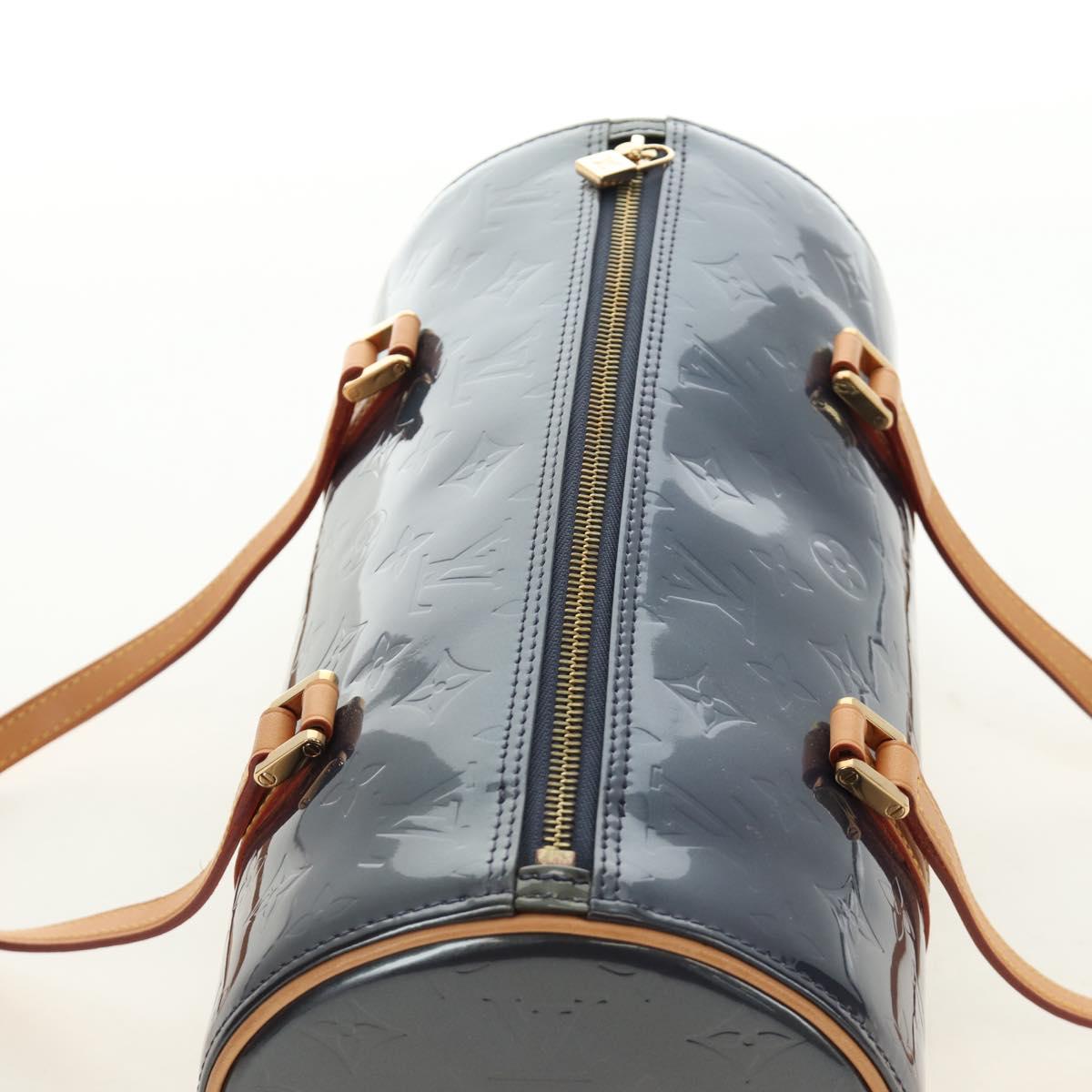 LOUIS VUITTON Monogram Vernis Bedford Hand Bag Indigo M91330 LV Auth am11900V