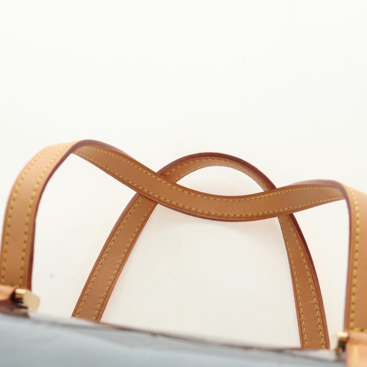 LOUIS VUITTON Monogram Vernis Bedford Hand Bag Indigo M91330 LV Auth am11900V