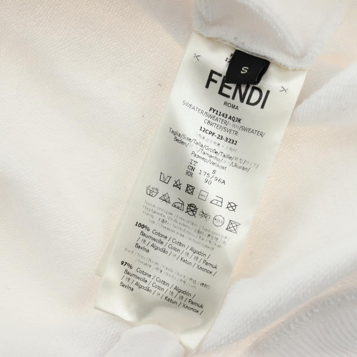 FENDI FENDI x FRGMT x POKÉMON Hoodie Kairyu Cotton S White Auth am11910SM