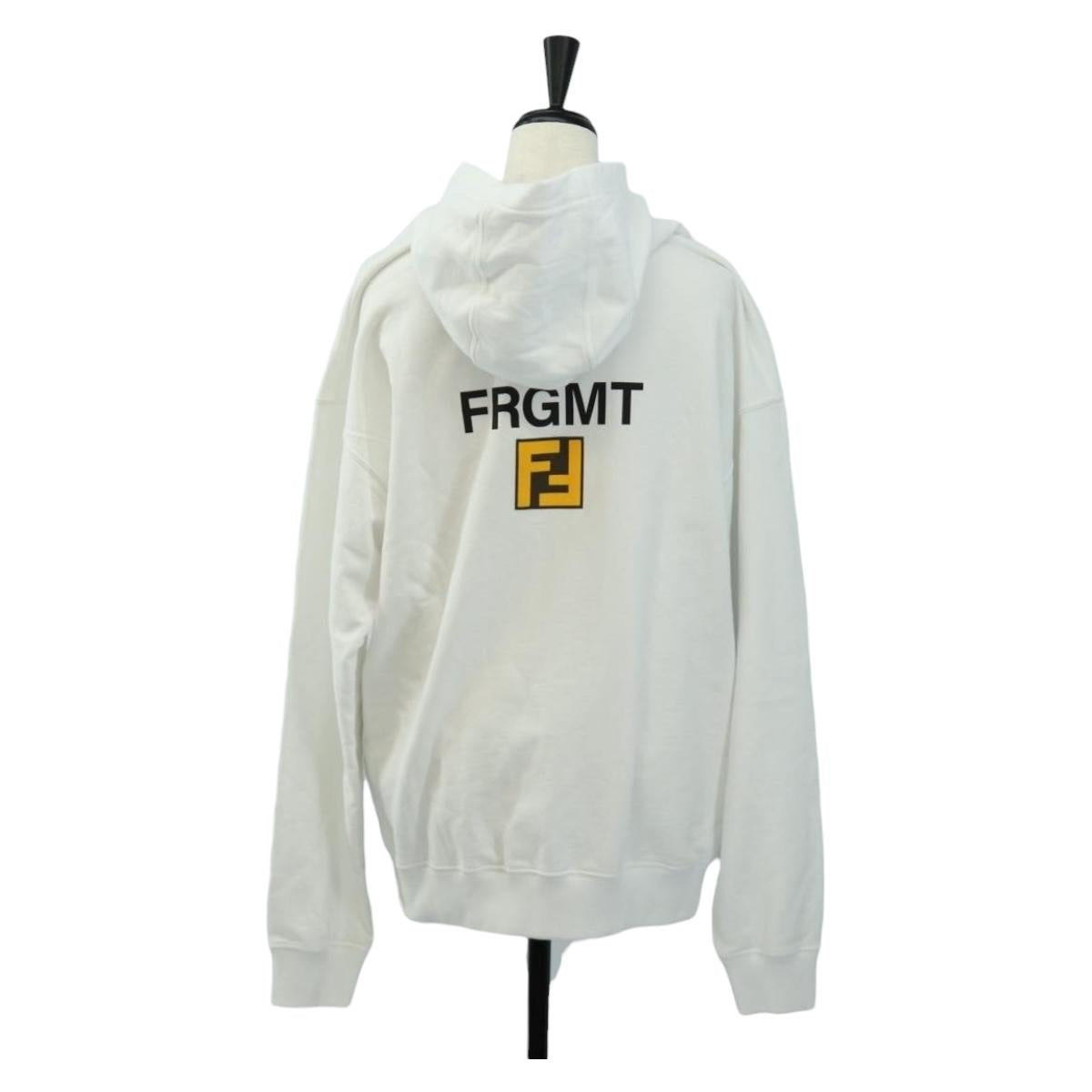 FENDI FENDI x FRGMT x POKÉMON Hoodie Kairyu Cotton S White Auth am11910SM