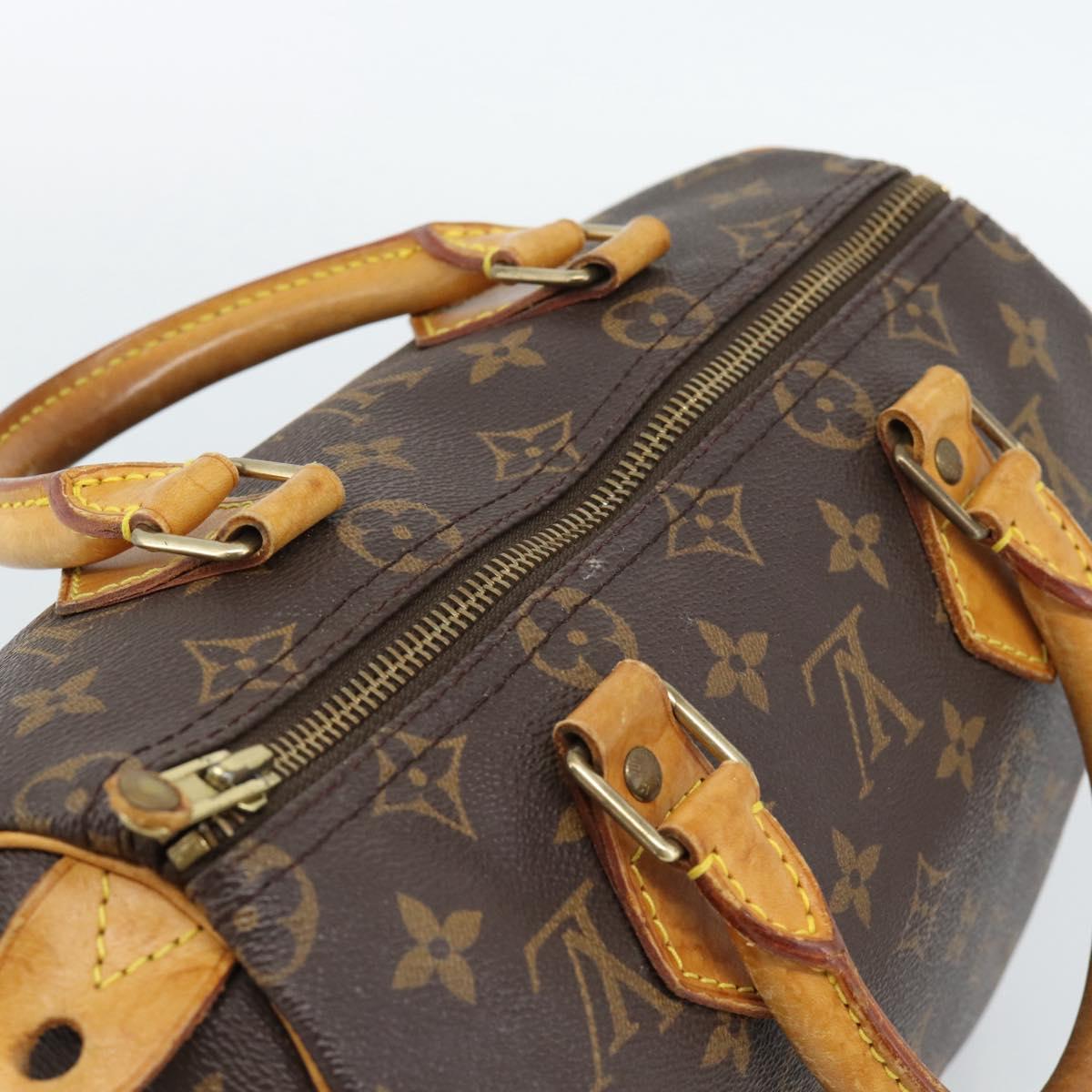 LOUIS VUITTON Monogram Speedy 25 Hand Bag M41528 LV Auth am11911A