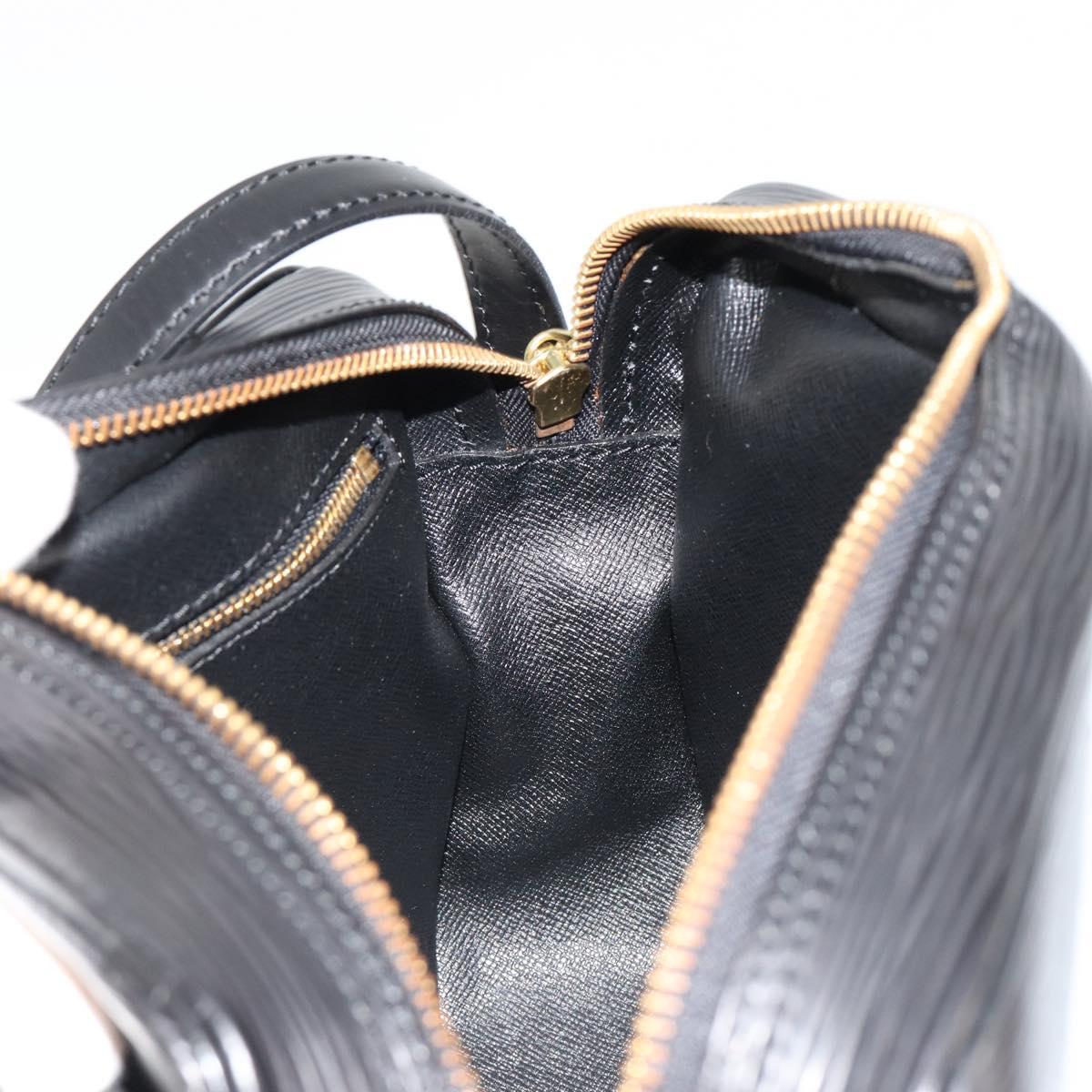 LOUIS VUITTON Epi Jeune Fille MM Shoulder Bag Black M52152 LV Auth am11913A