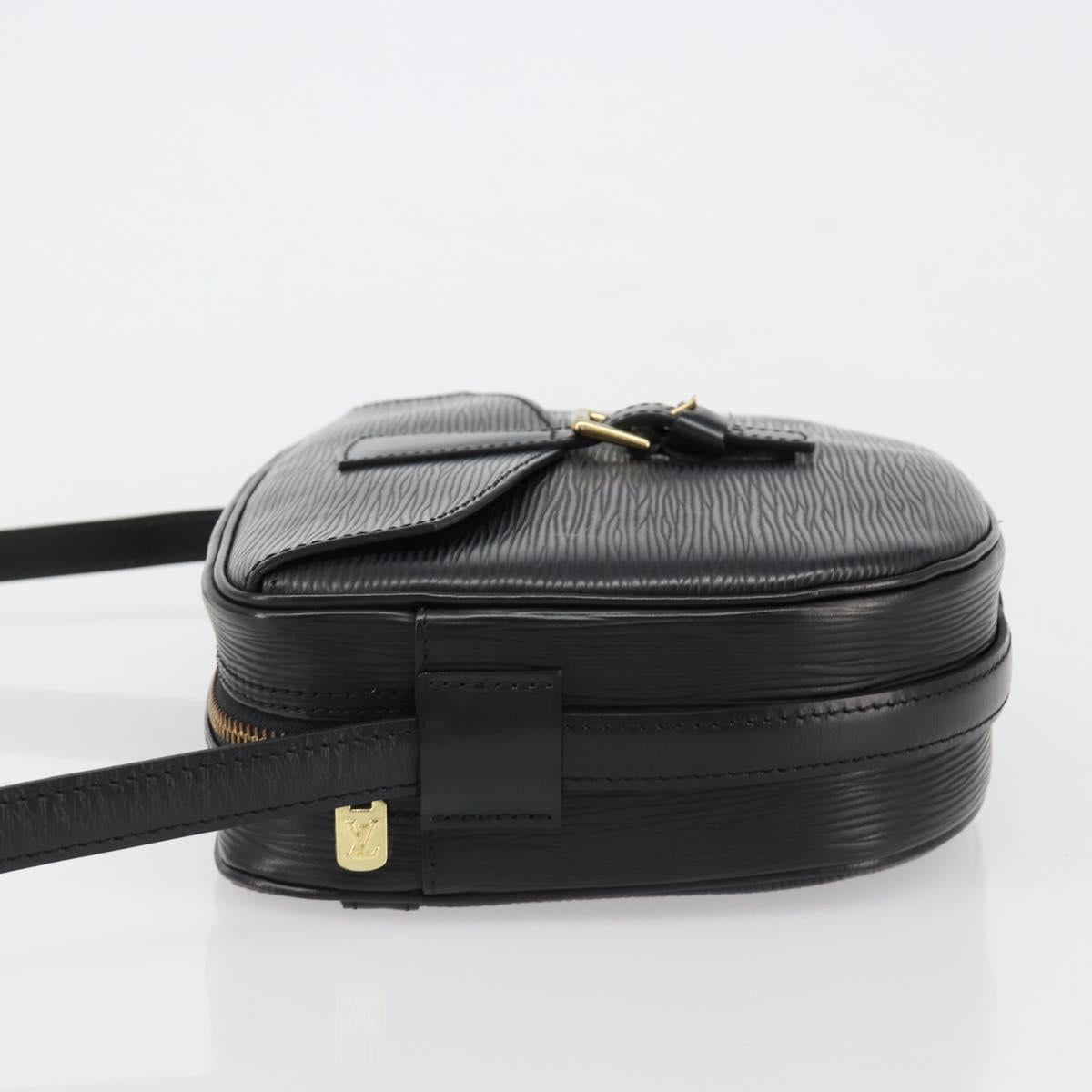 LOUIS VUITTON Epi Jeune Fille MM Shoulder Bag Black M52152 LV Auth am11913A