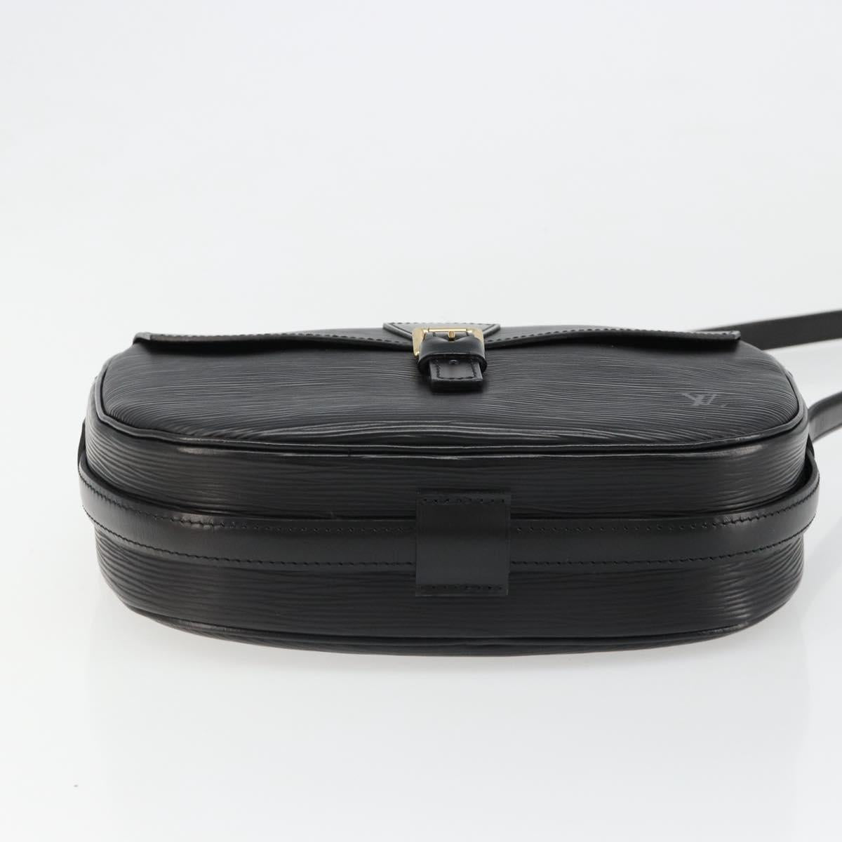 LOUIS VUITTON Epi Jeune Fille MM Shoulder Bag Black M52152 LV Auth am11913A