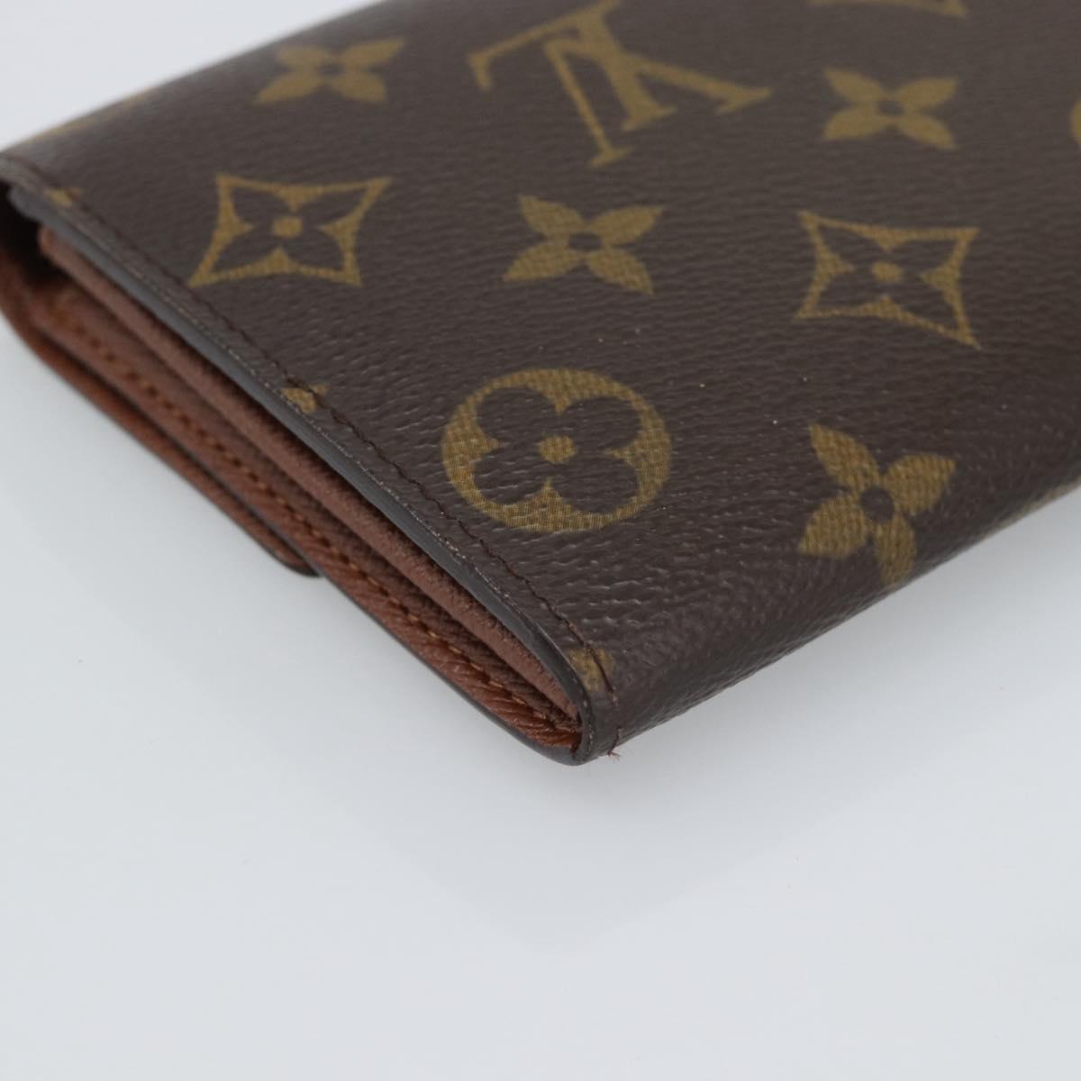 LOUIS VUITTON Monogram Portefeuille Sarah Long Wallet M61734 LV Auth am11915V