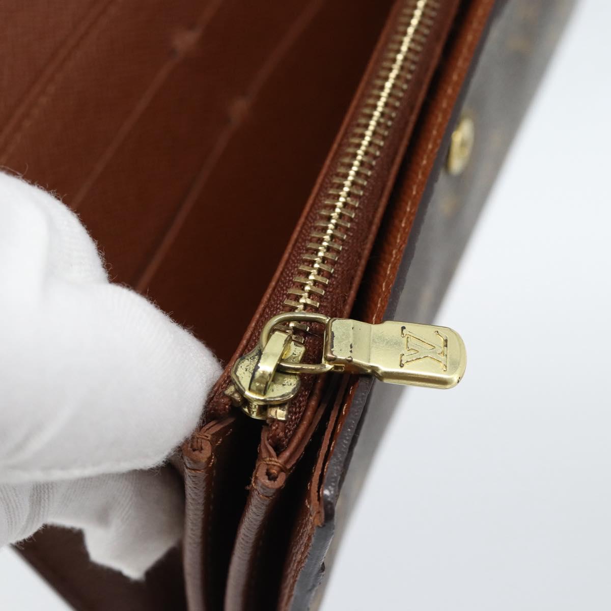 LOUIS VUITTON Monogram Portefeuille Sarah Long Wallet M61734 LV Auth am11915V