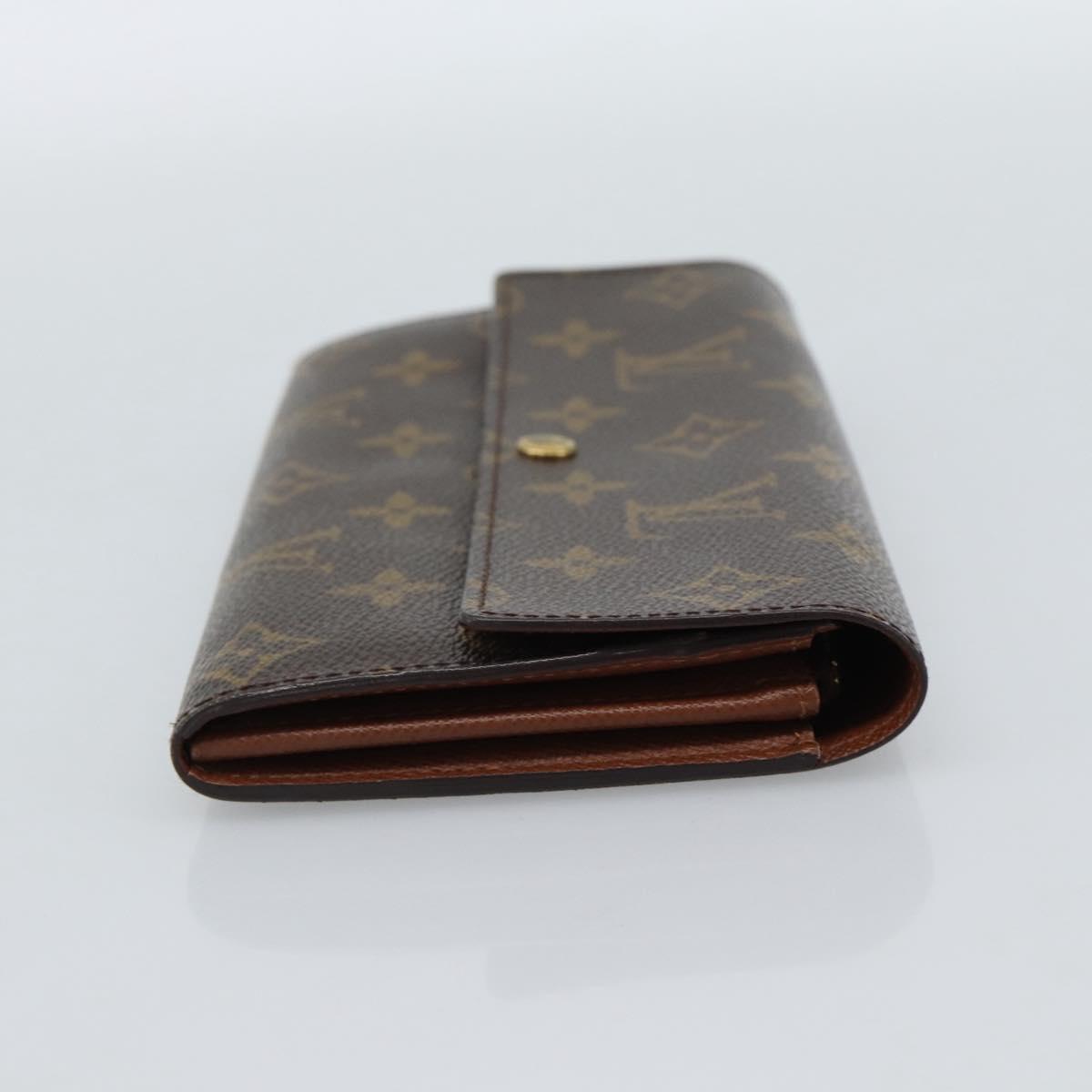 LOUIS VUITTON Monogram Portefeuille Sarah Long Wallet M61734 LV Auth am11915V