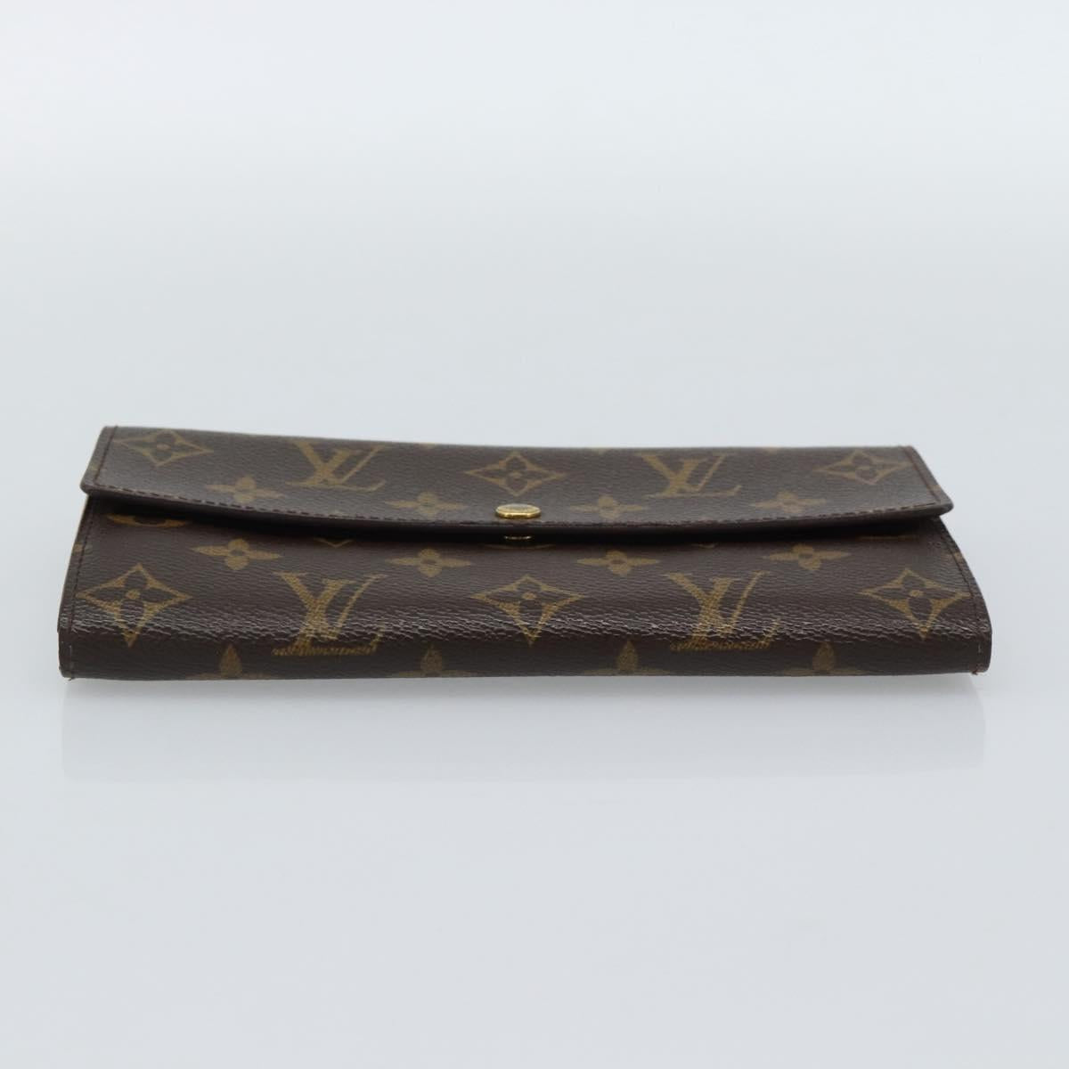 LOUIS VUITTON Monogram Portefeuille Sarah Long Wallet M61734 LV Auth am11915V
