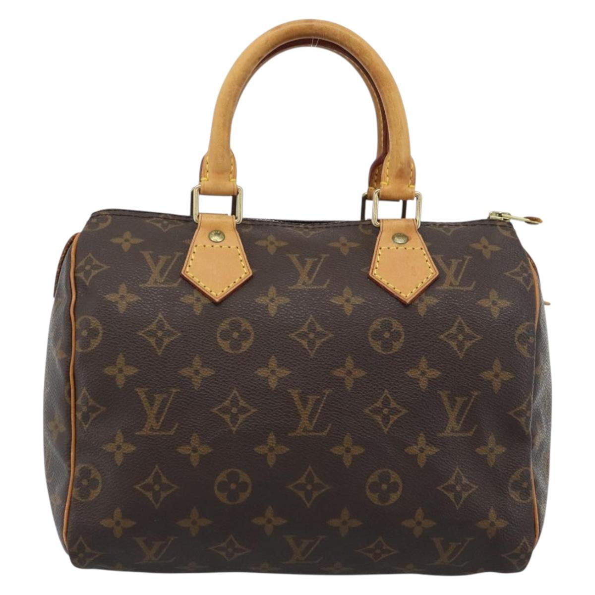LOUIS VUITTON Monogram Speedy 25 Hand Bag M41528 LV Auth am11935A