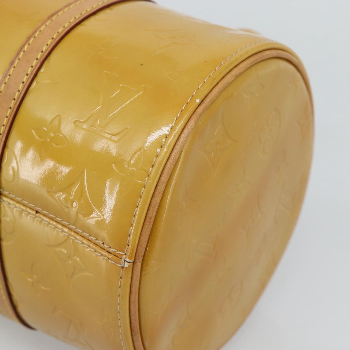 LOUIS VUITTON Monogram Vernis Bedford Hand Bag Beige M91006 LV Auth am11944A