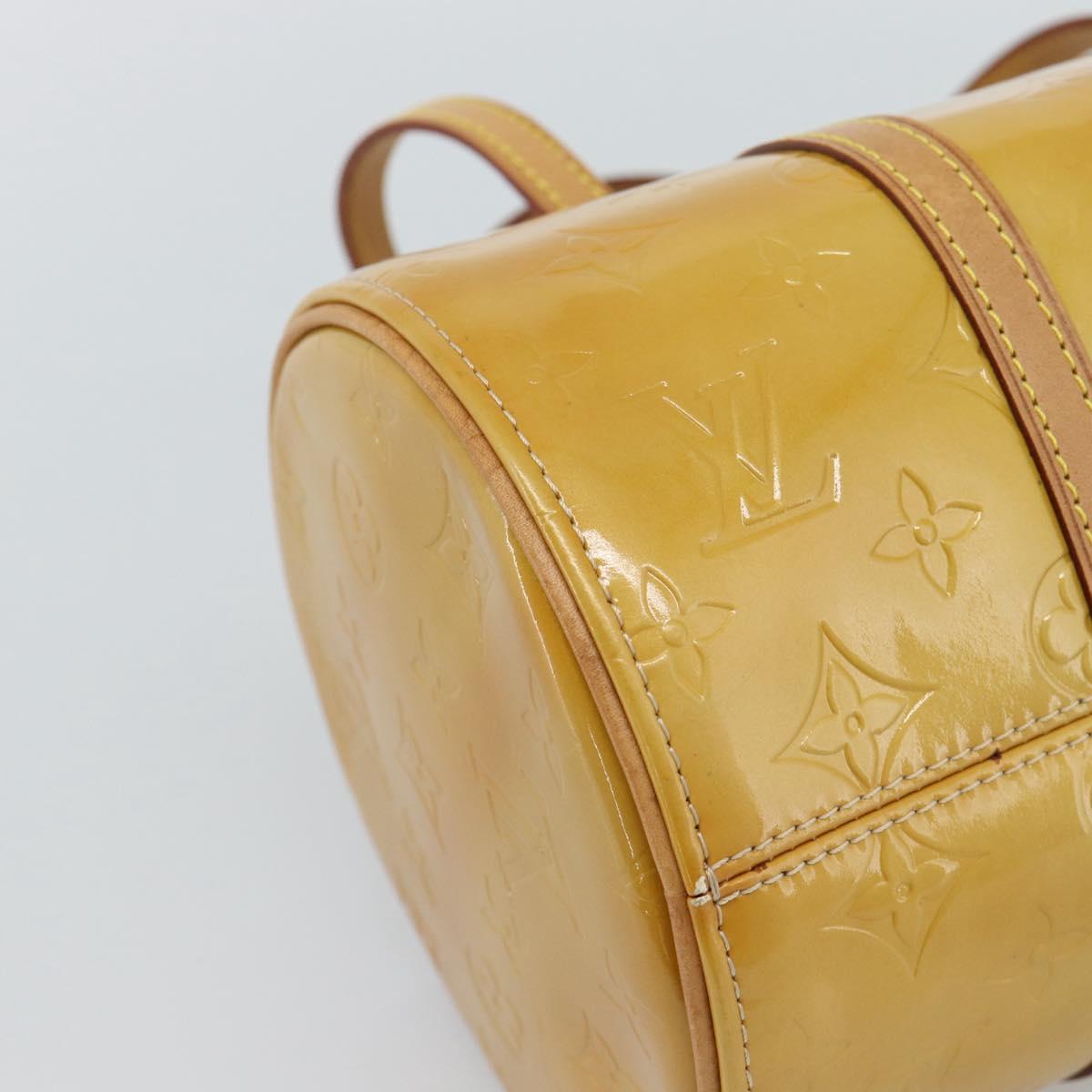 LOUIS VUITTON Monogram Vernis Bedford Hand Bag Beige M91006 LV Auth am11944A
