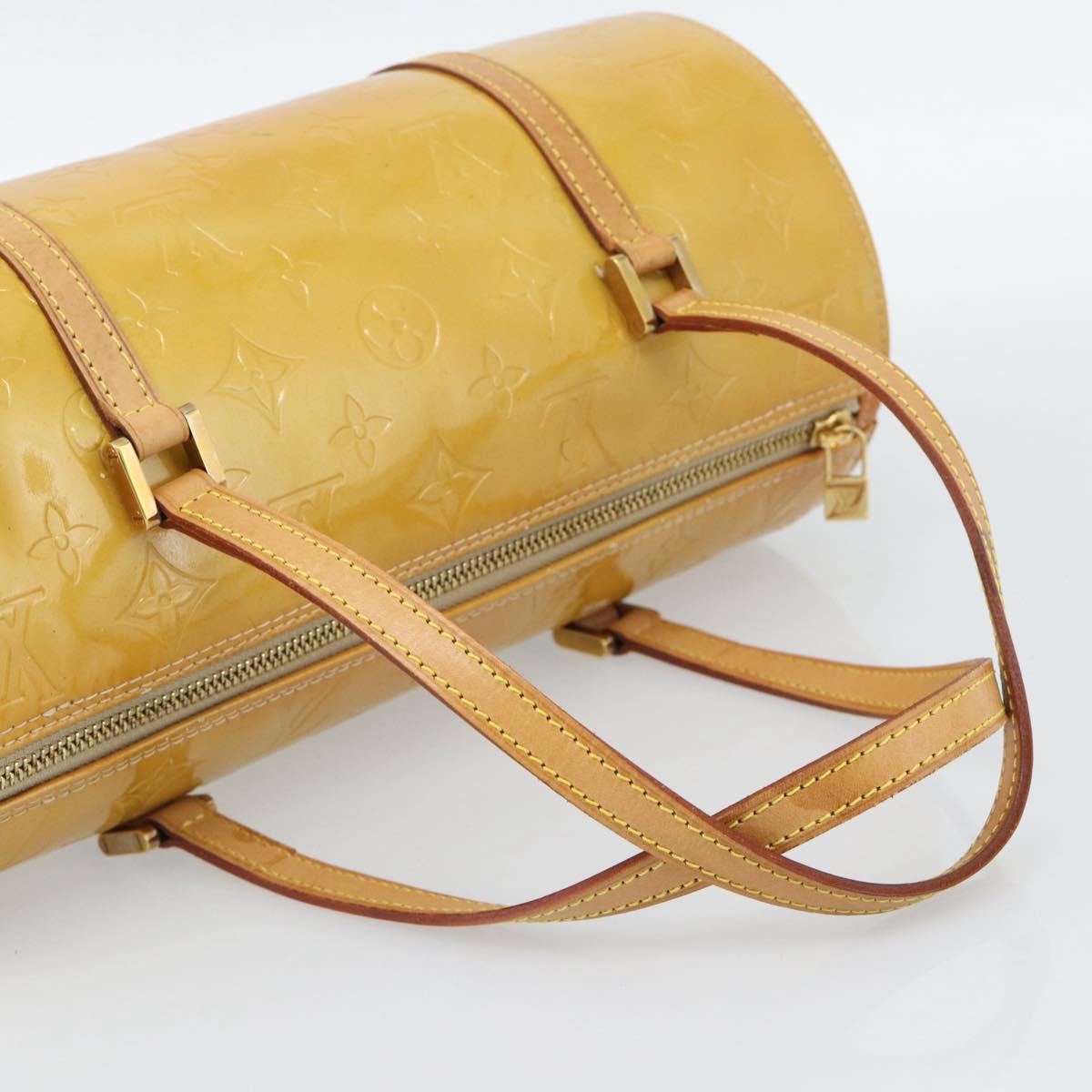LOUIS VUITTON Monogram Vernis Bedford Hand Bag Beige M91006 LV Auth am11944A