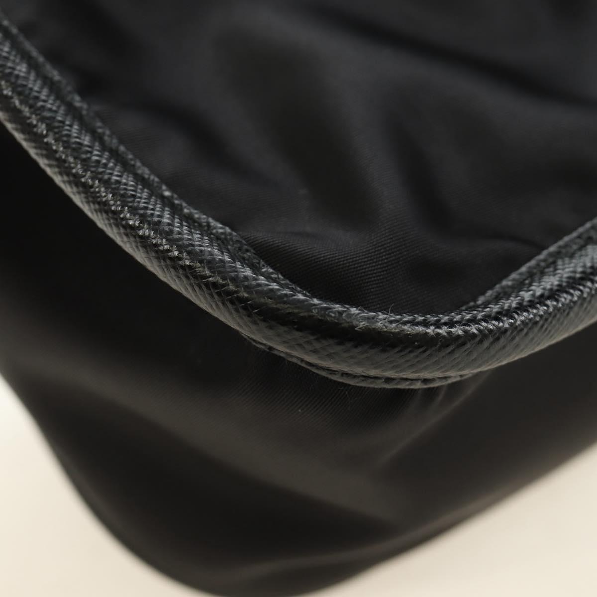 PRADA Shoulder Bag Nylon Black Silver Auth am11956SAM