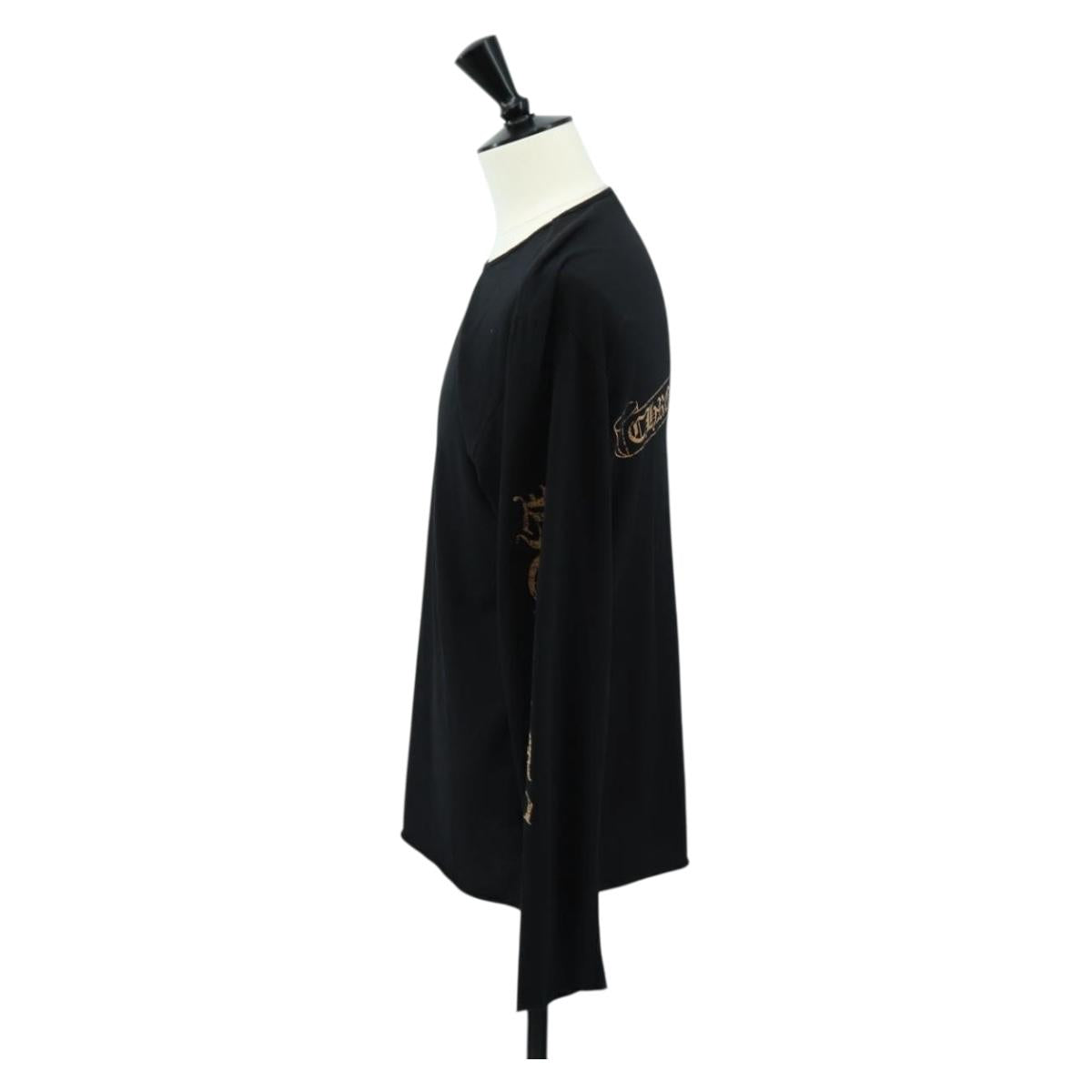 Chrome Hearts Long sleeve Cut Cotton S Black Auth am11959M