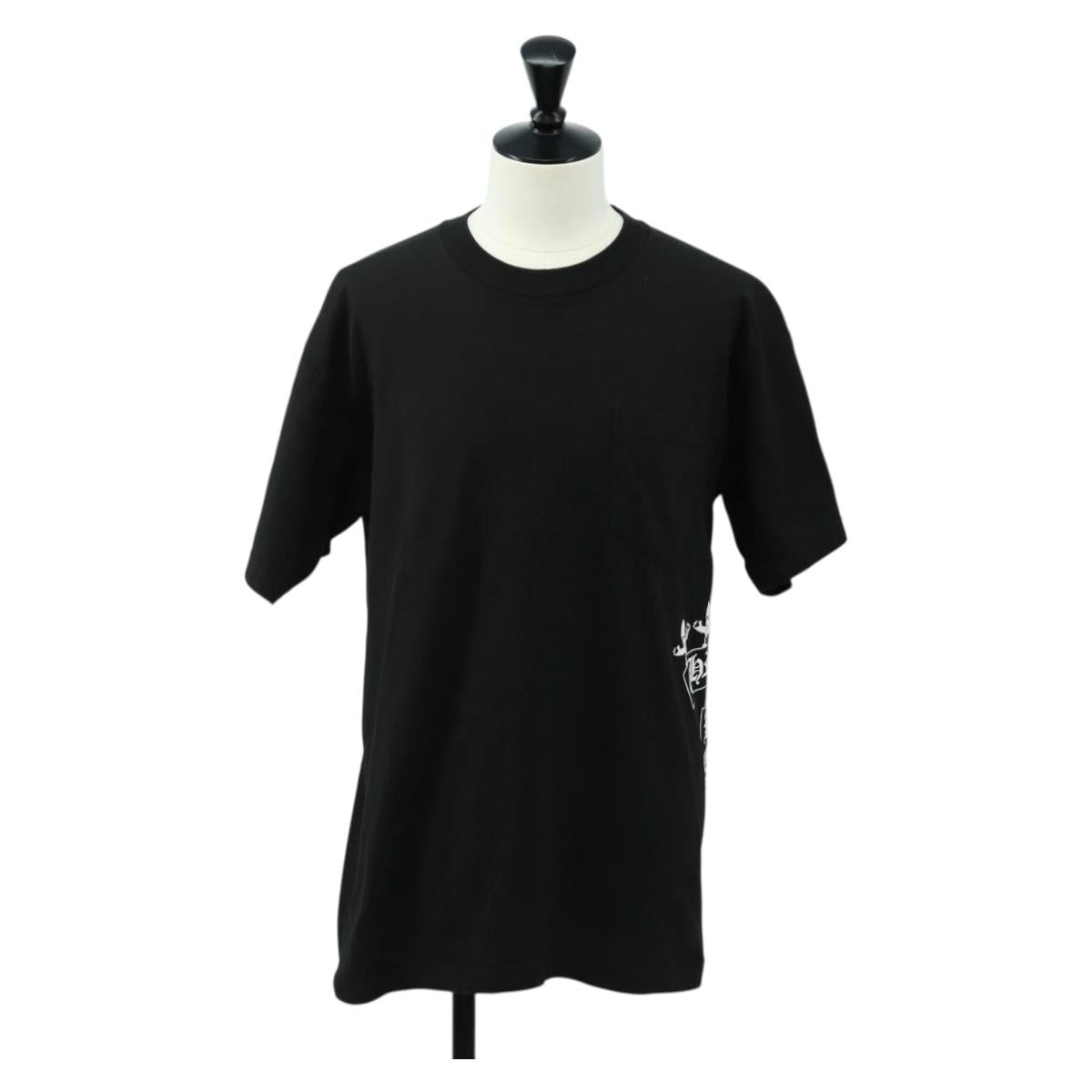 Chrome Hearts Short-sleeved T-shirt cotton L Black Auth am11960M